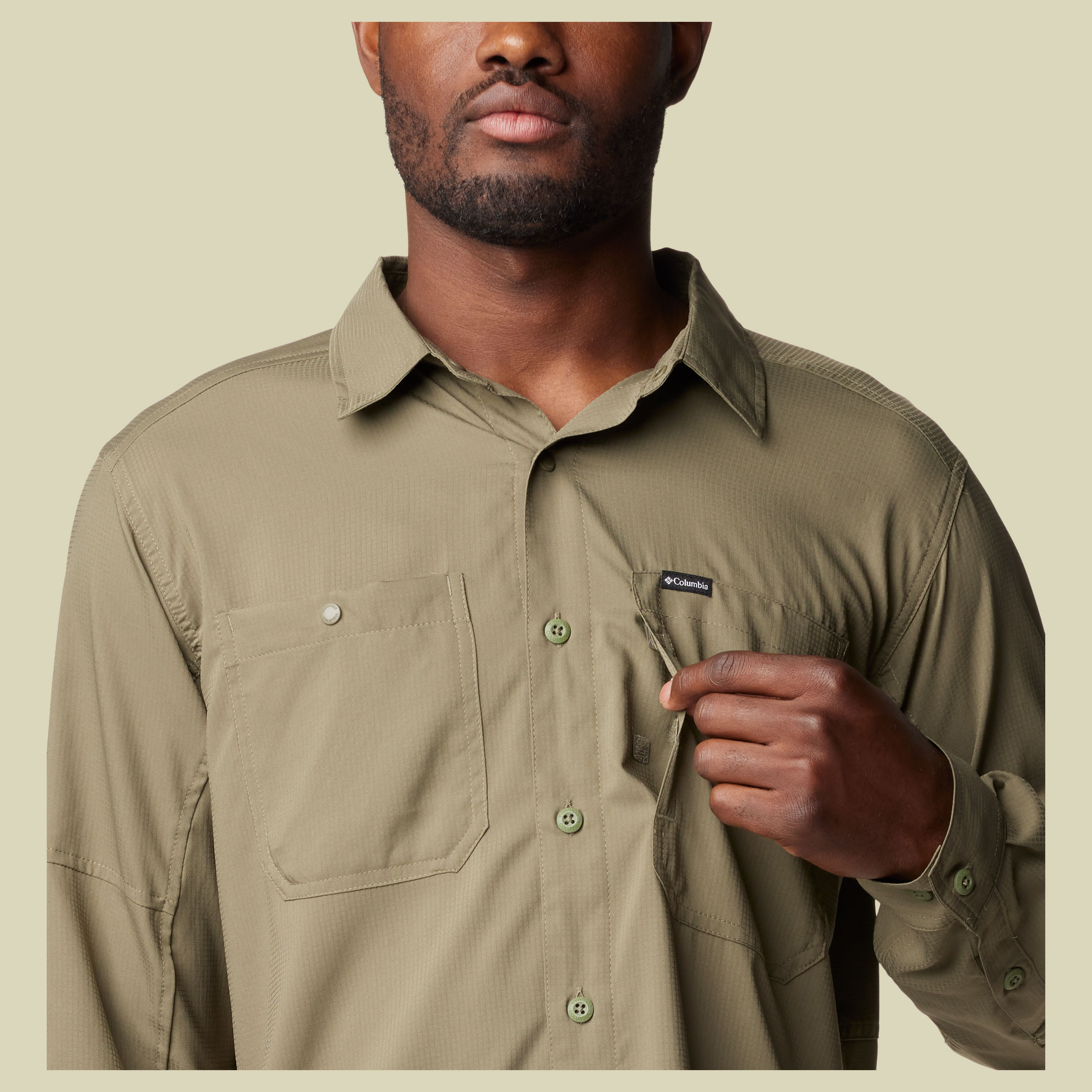 Silver Ridge Utility Lite Long Sleeve Shirt Men Größe XXL Farbe stone green