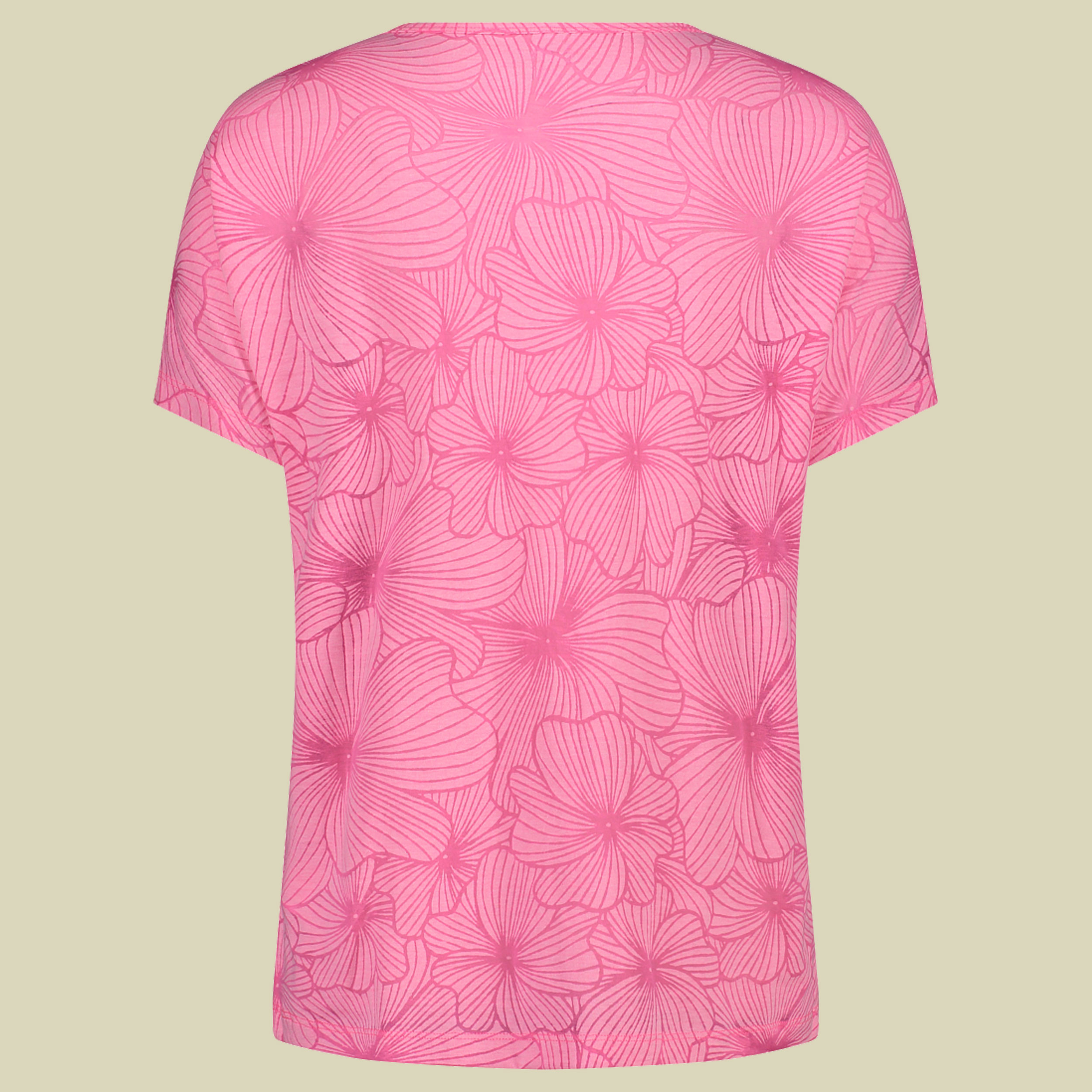 Woman T-Shirt Burn Out Jersey 33N7976 Größe 40 Farbe B351 pink fluo
