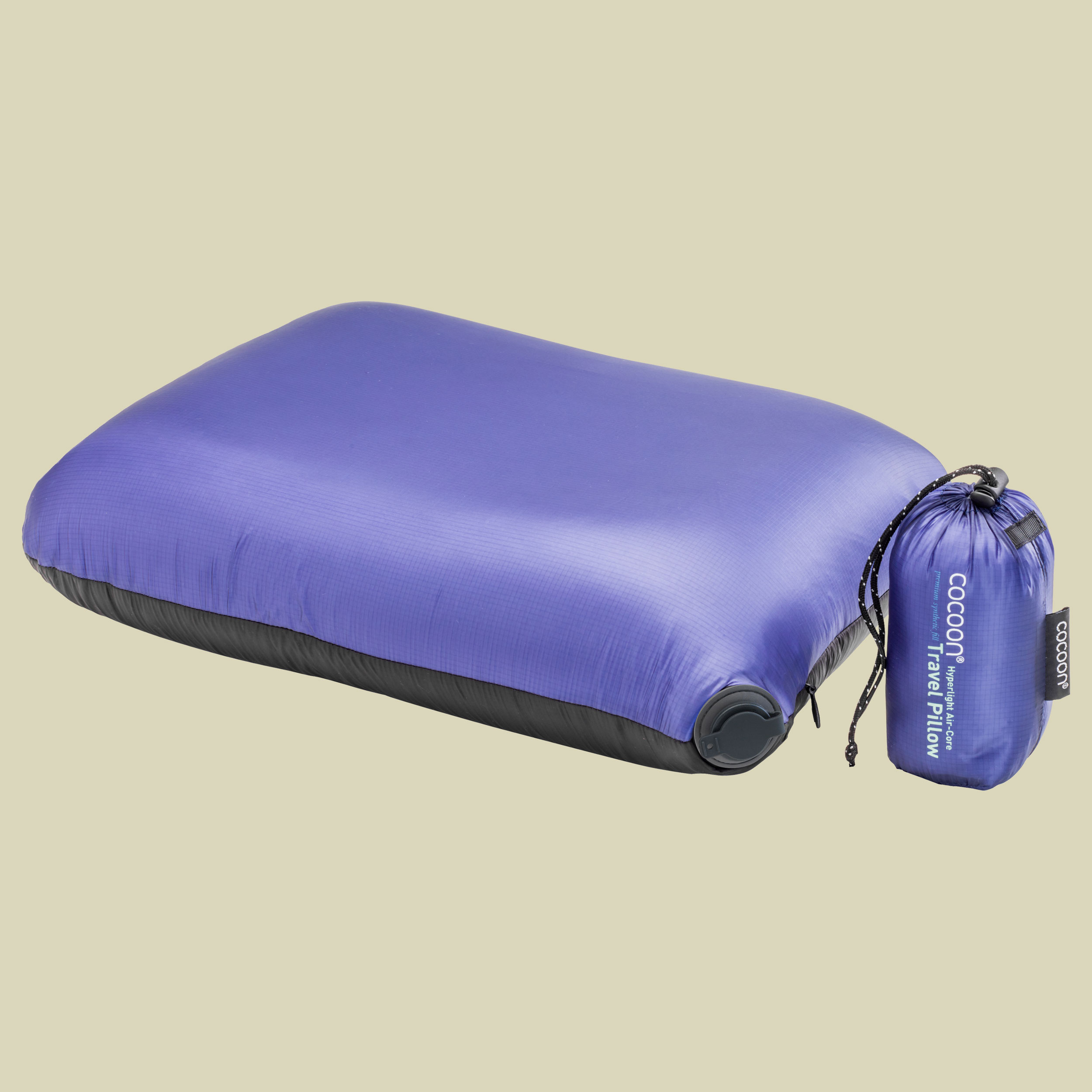 Air-Core Pillow Hyperlight Größe 28 cm x 38 cm Farbe black/dark blue