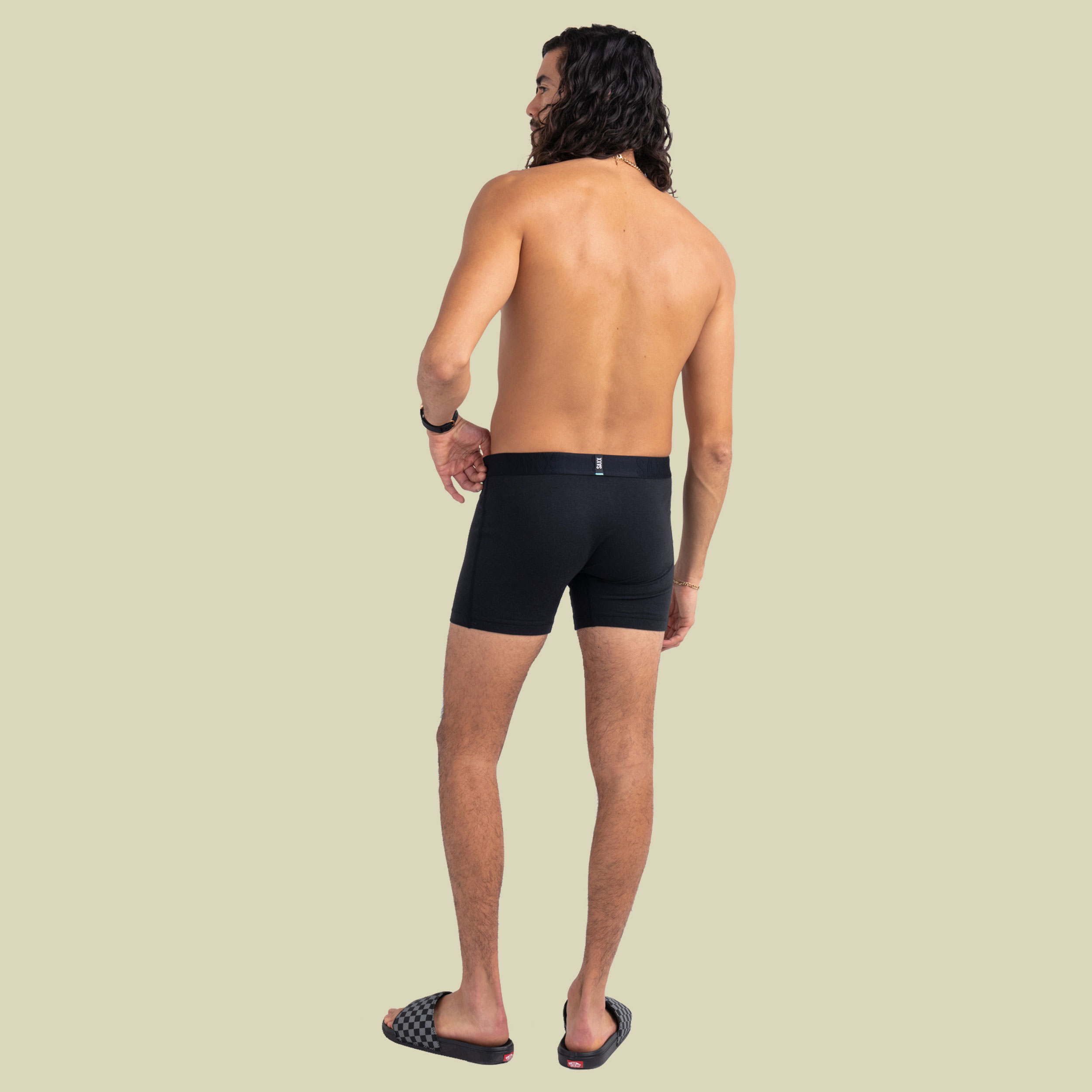 Droptemp Cooling Cotton Boxer Brief Fly 2pk S mehrfarbig - back & forth/black