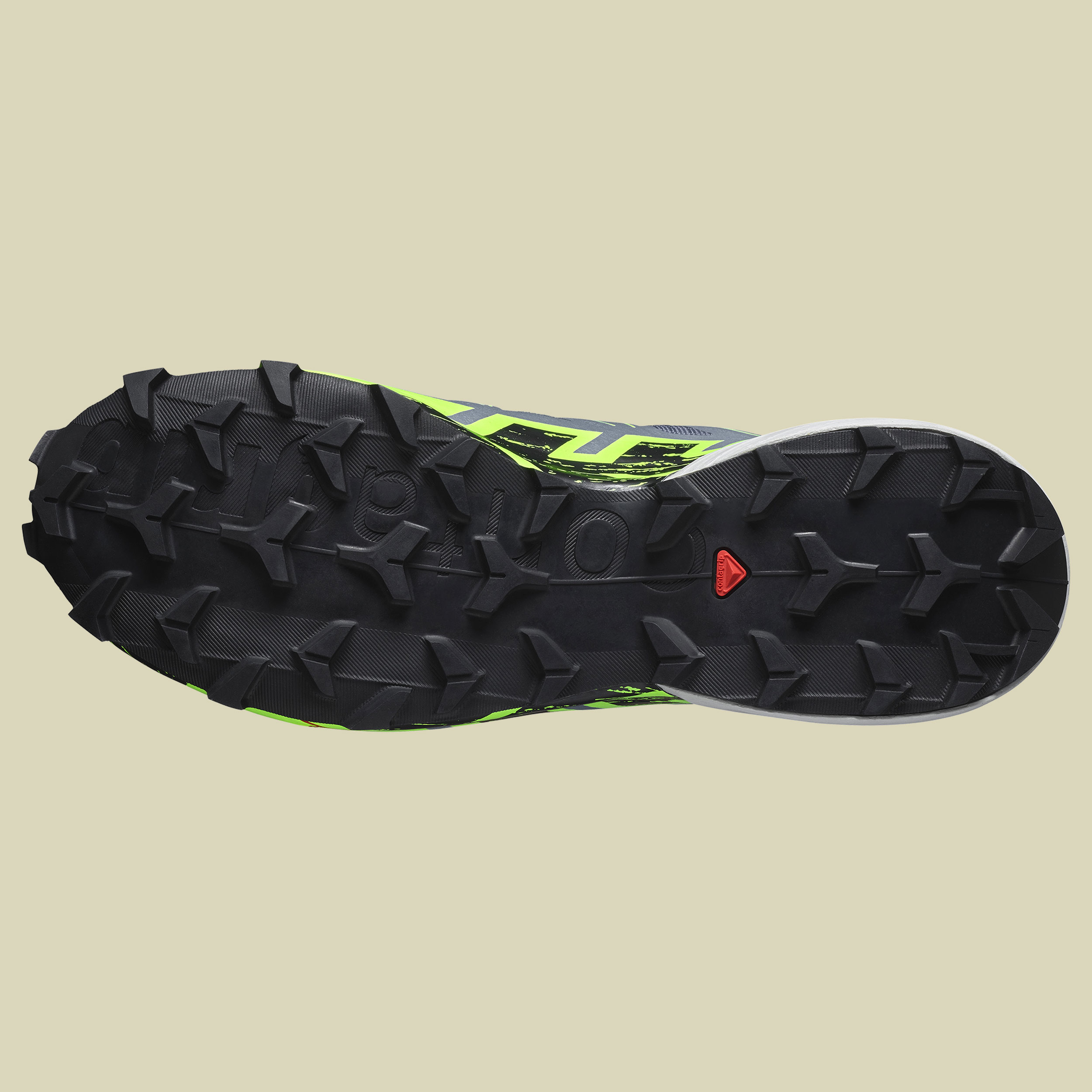 Speedcross 6 GTX Men Größe UK 7,5  Farbe flint stone/green gecko/black
