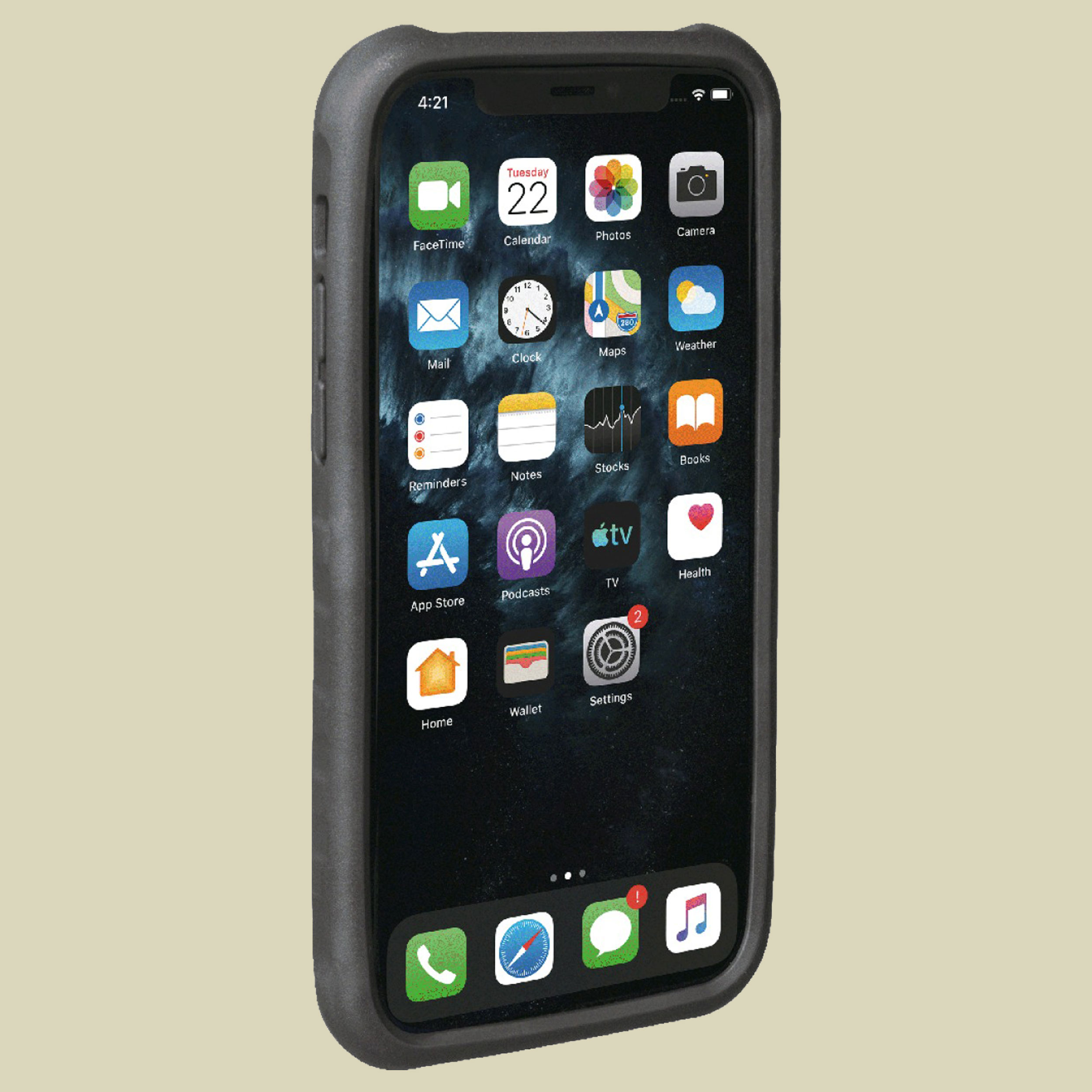 RideCase iPhone 11 Pro ohne Halter Farbe black/gray