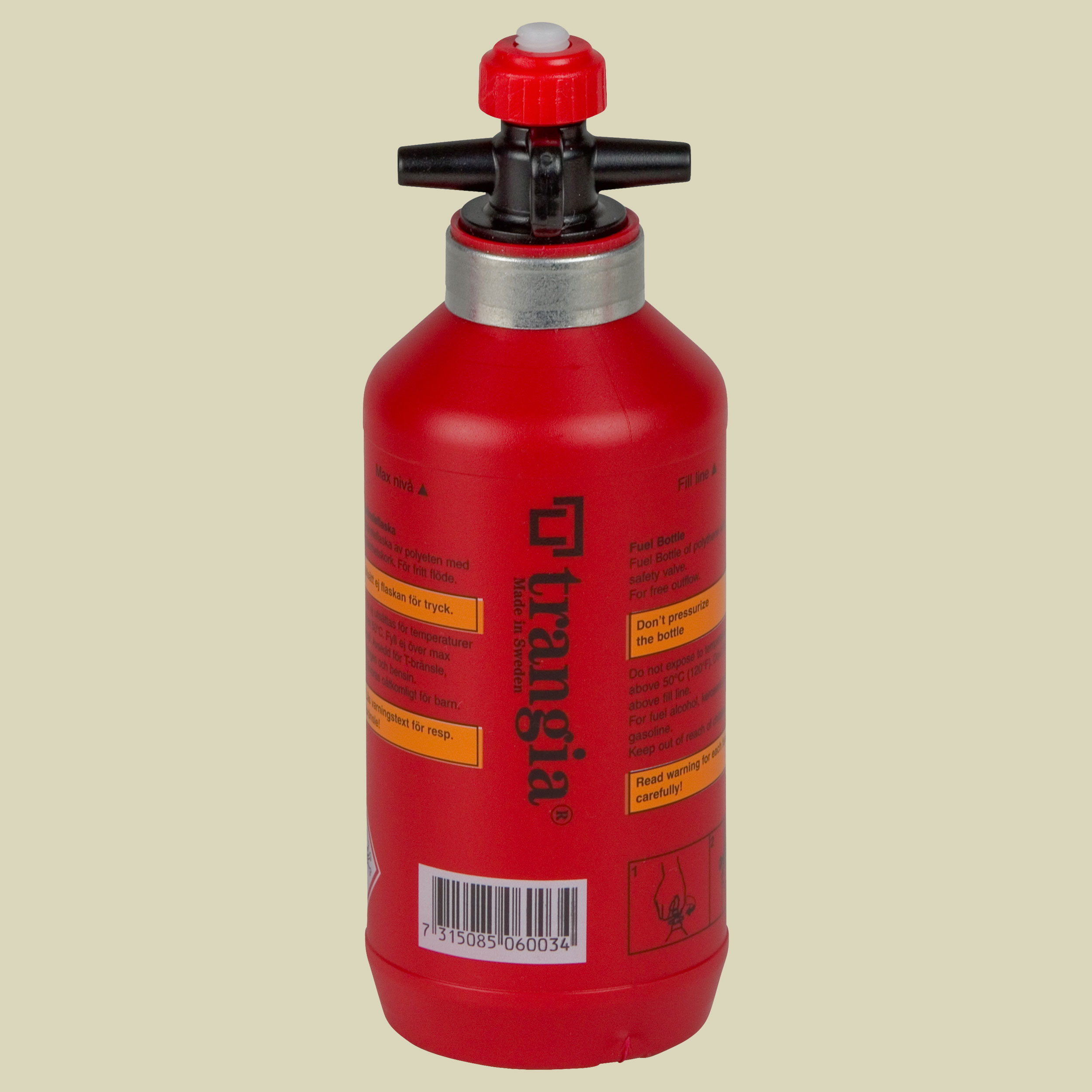 Flüssigbrennstoff-Sicherheitstankflasche 0,3l Volumen 0,3 Farbe rot