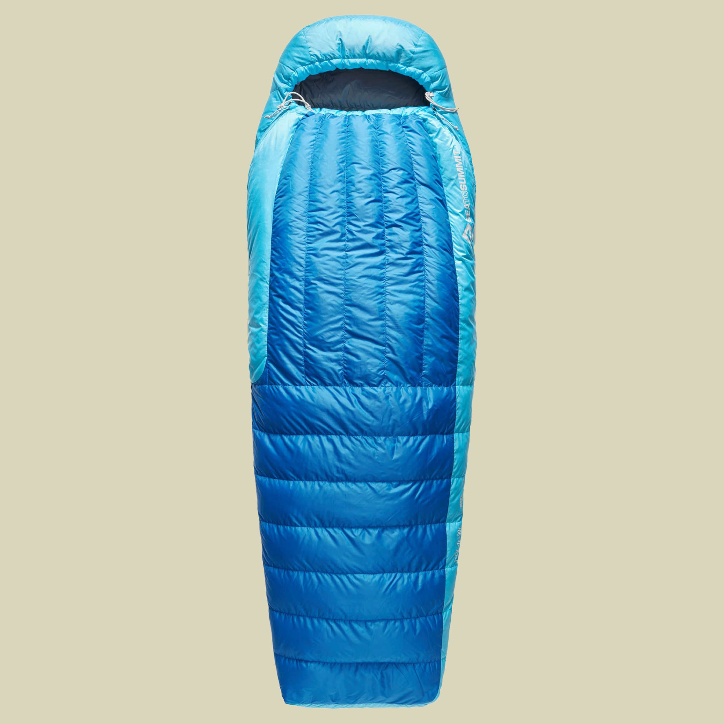 Trek -1C Down Sleeping Bag 198 cm long blau snorkel blue