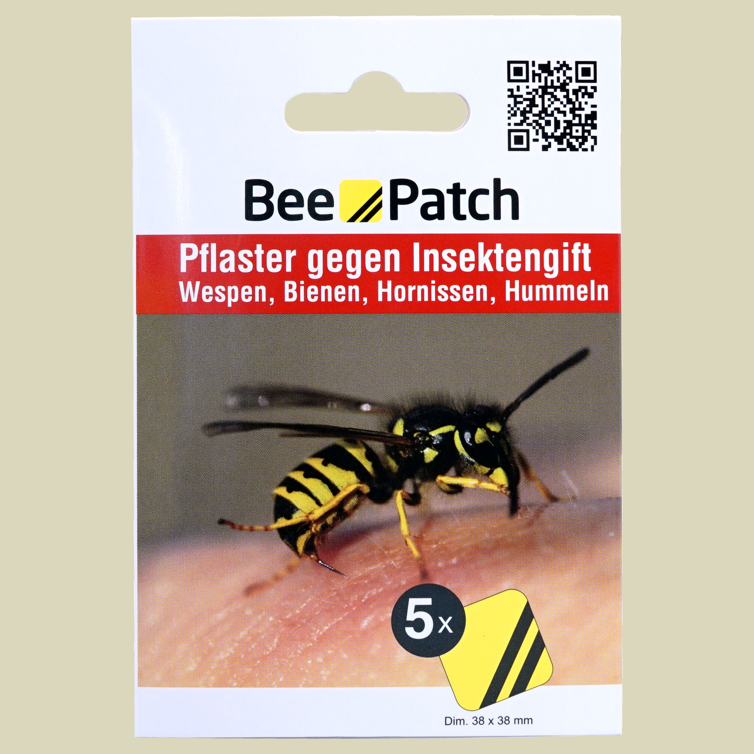 Bee-Patch Bienen- und Wespenpflaster (5 St) Inhalt: 5 Stück