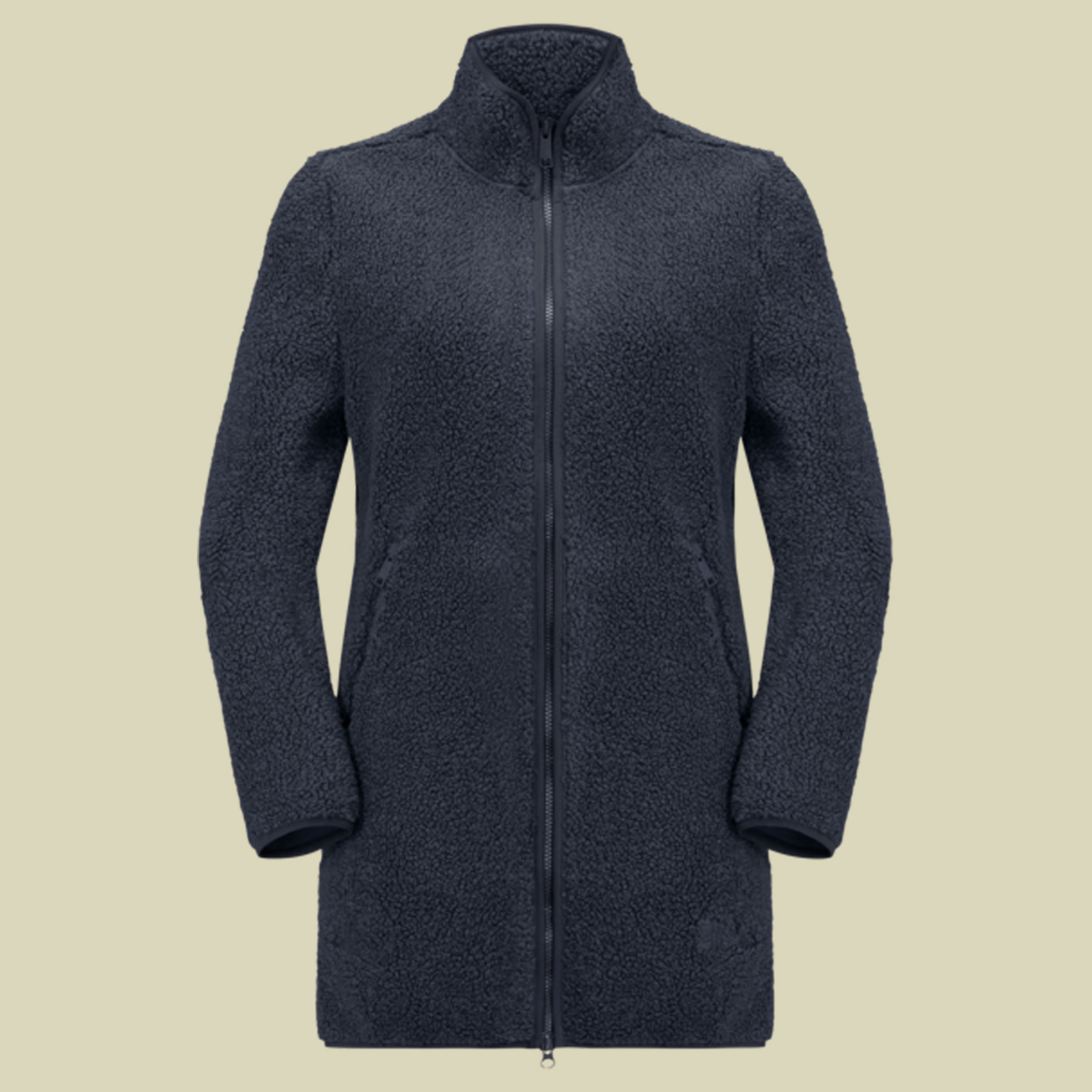 High Curl Coat Women Größe M  Farbe night blue