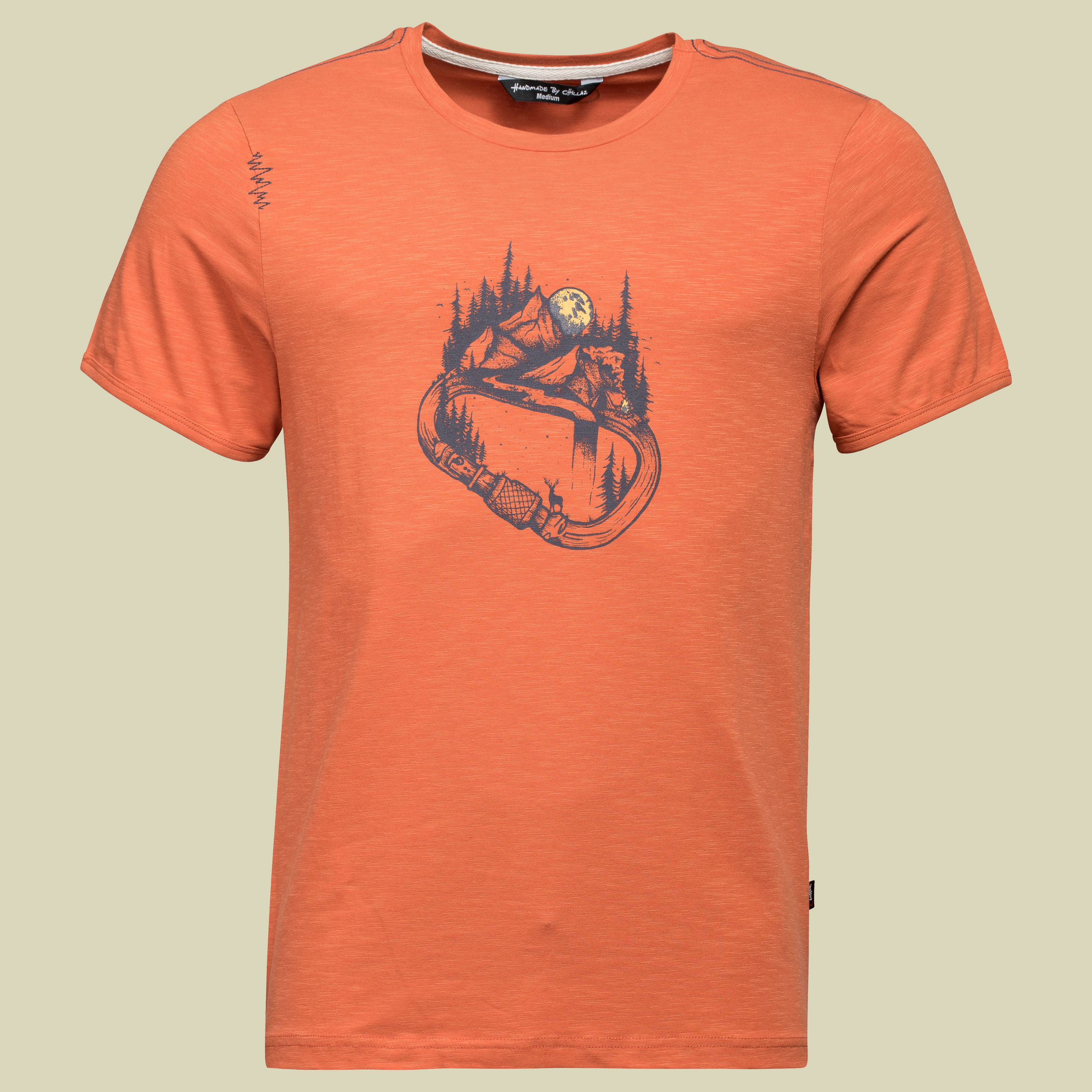 Carabiner Forest T-Shirt  Men Größe M  Farbe mango