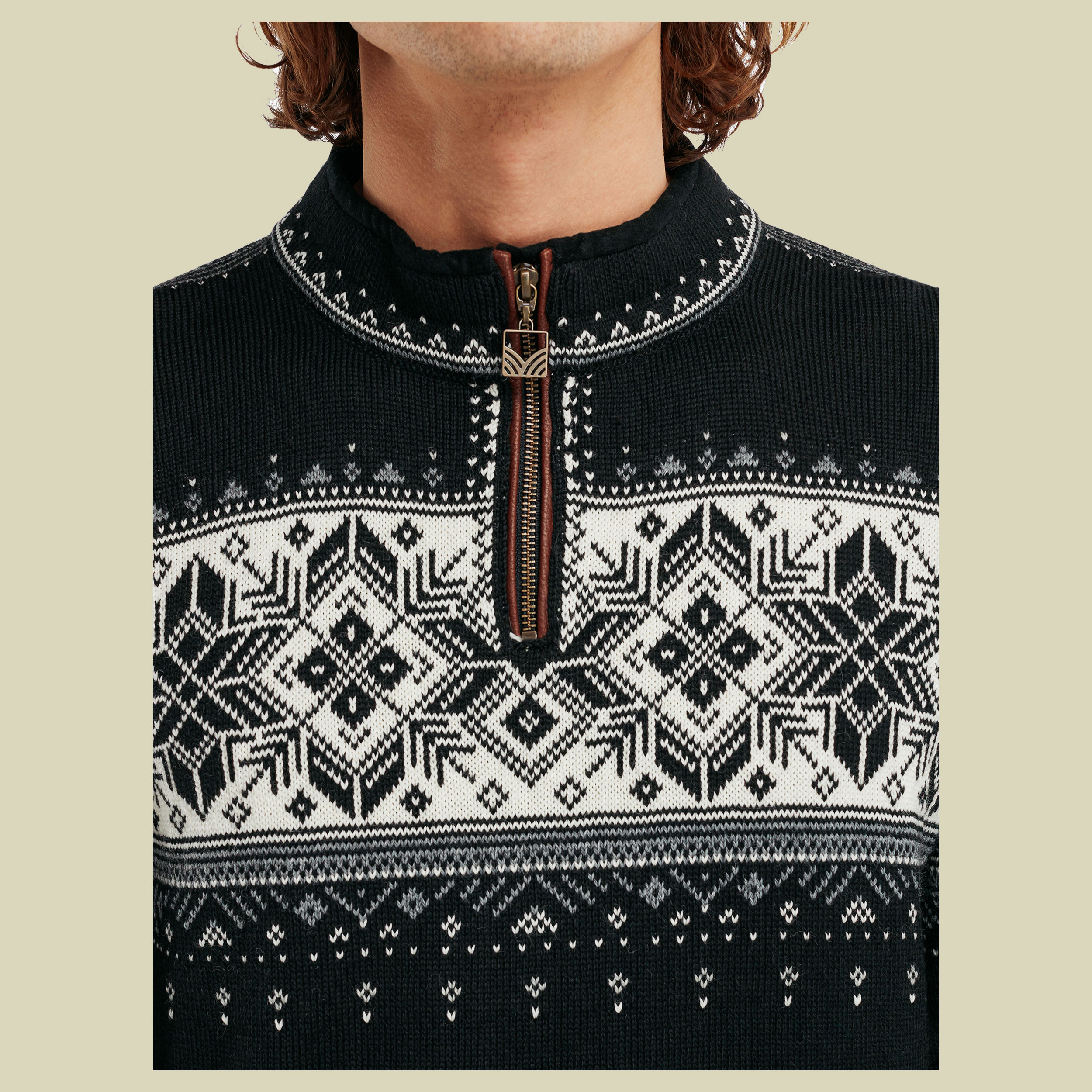 Blyfjell Unisex Sweater Größe L  Farbe black smoke/off white/light charcoal