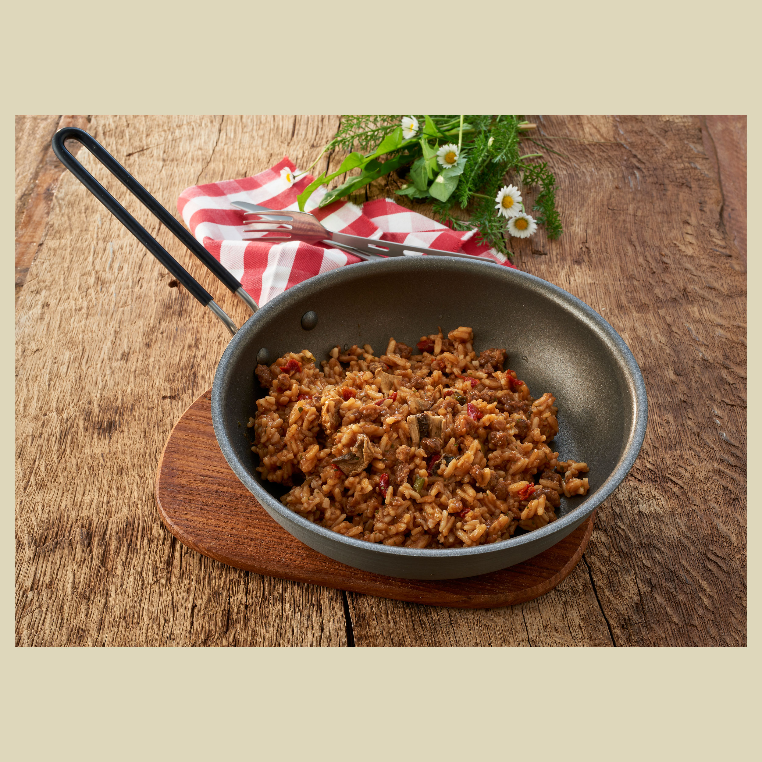 Rindfleisch Stroganoff mit Reis 160g Inhalt 160g