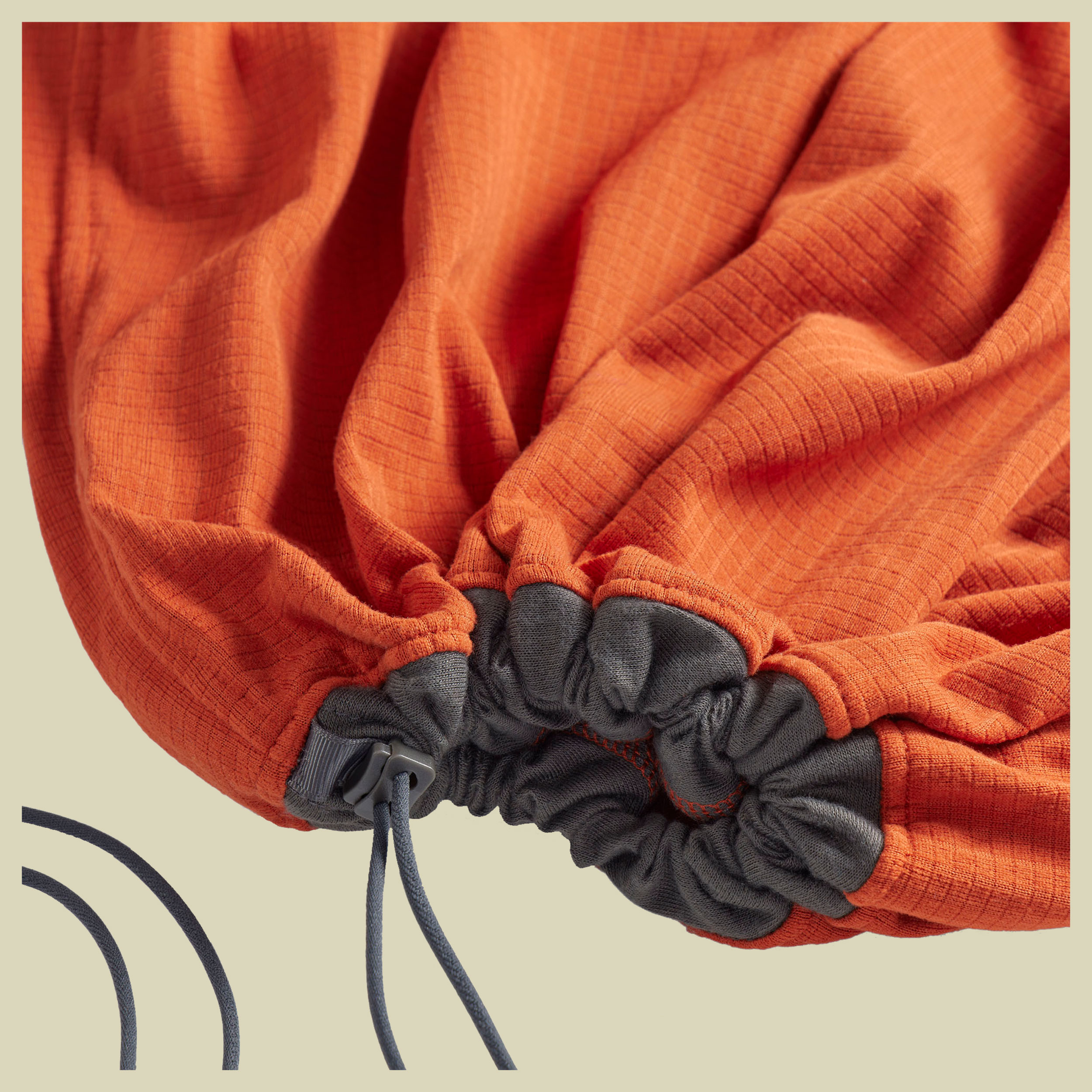 Reactor Fleece Sleeping Bag Liner - Mummy w/ Drawcord Standard rot - picante red