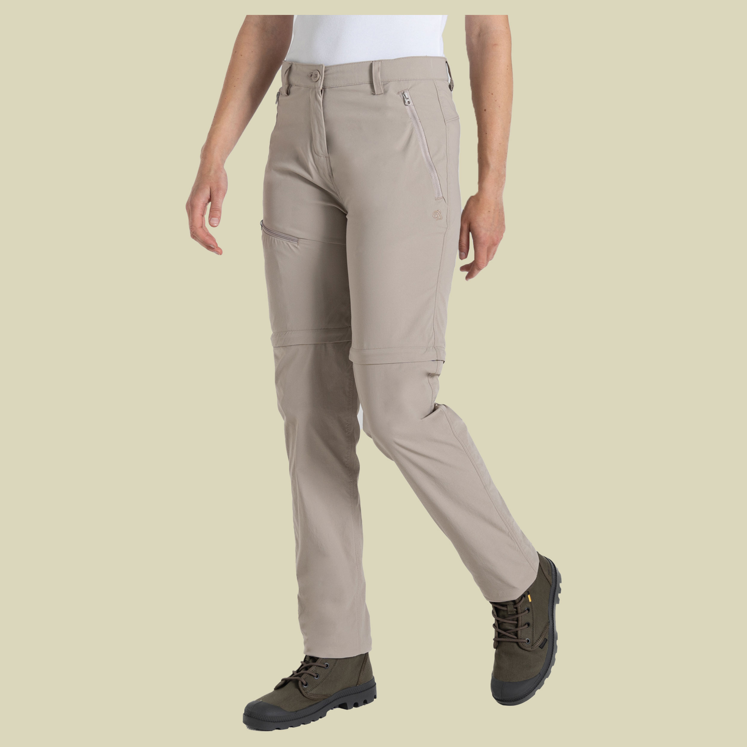 NosiLife Pro Convertible Trousers III Women 46 beige - soft mushroom (UK 18)