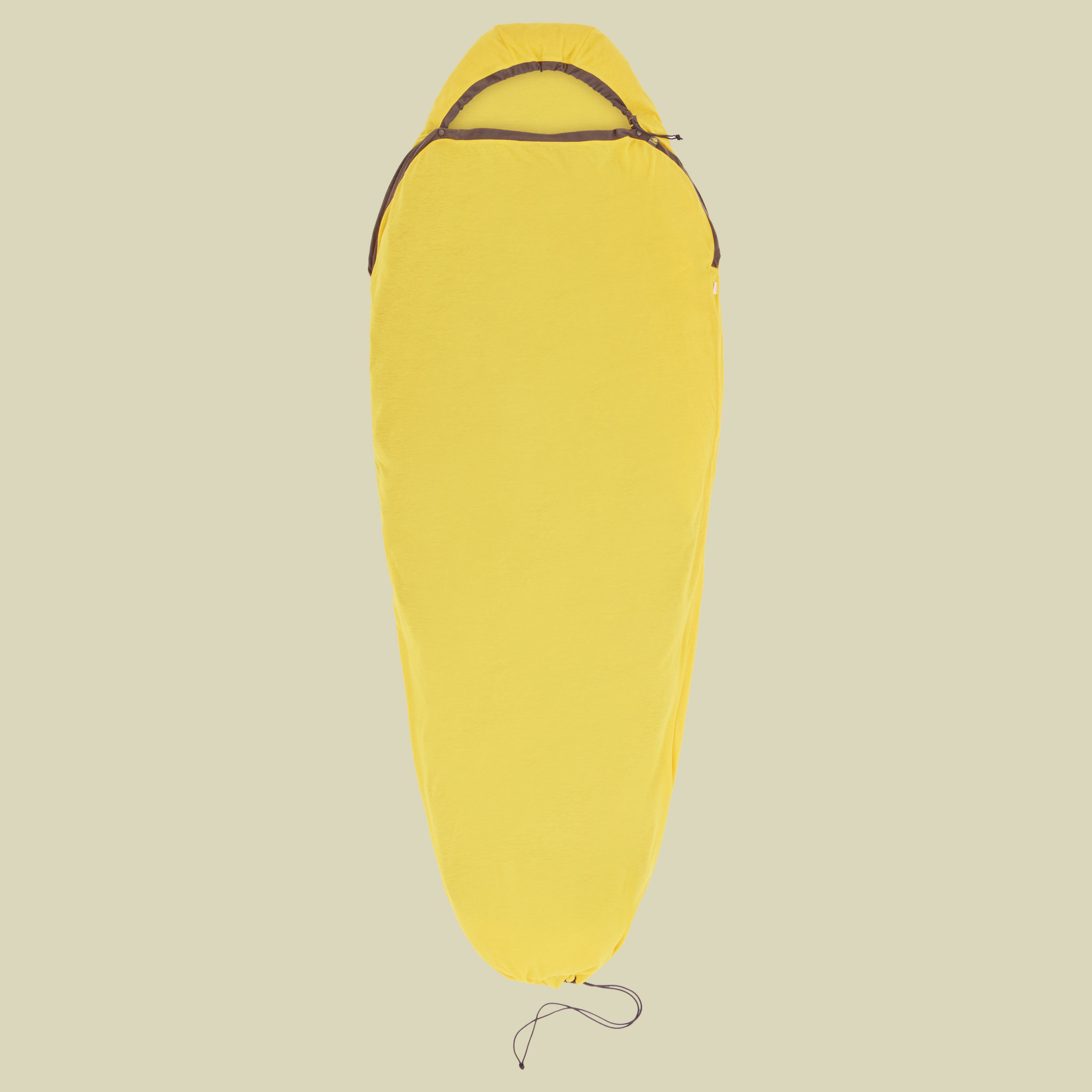 Reactor Sleeping Bag Liner - Mummy w/ Drawcord Standard gelb - sulfur yellow