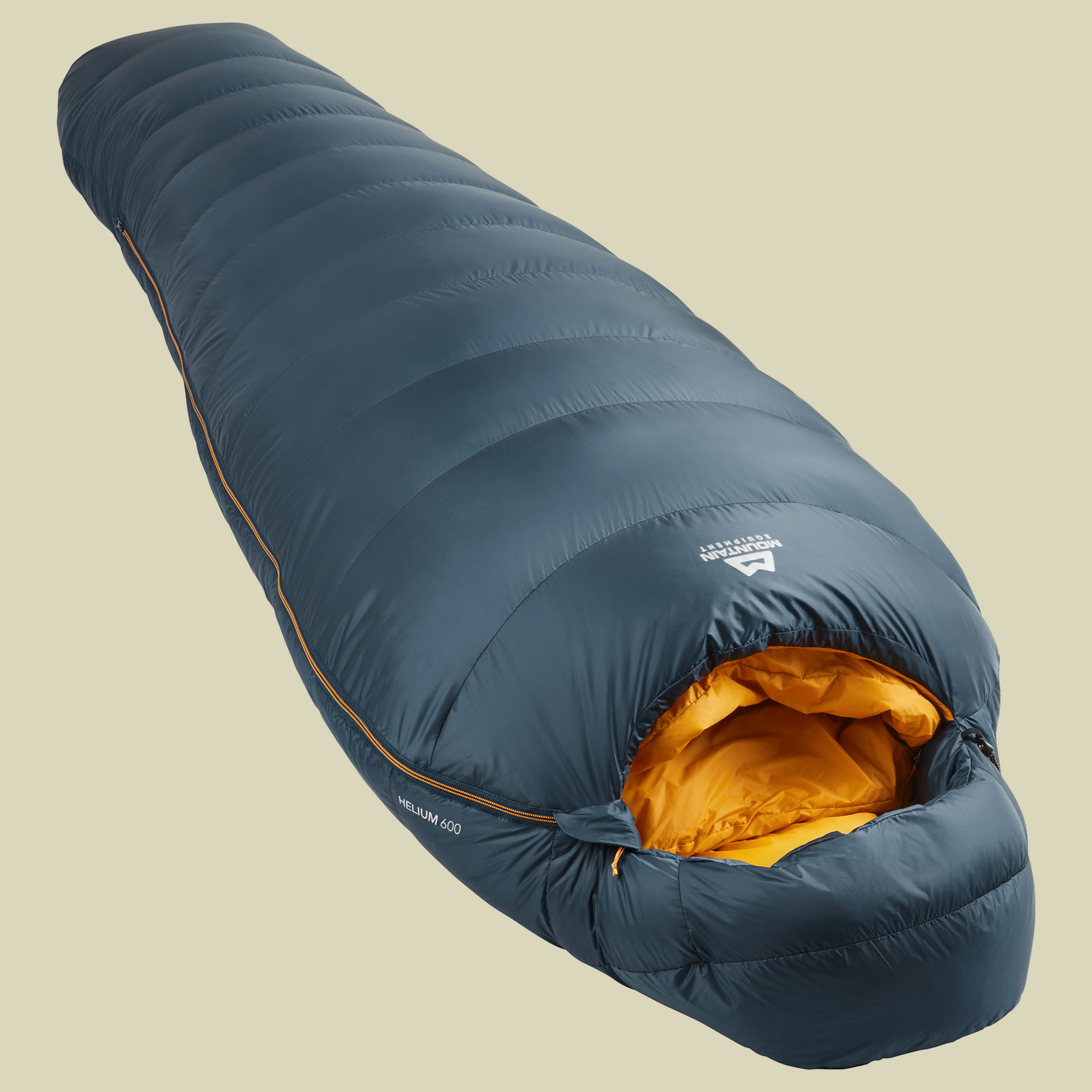 Helium 600 Schlafsack Körpergröße 200 cm cm Farbe majolica blue, Schlafsack Reissverschluss links