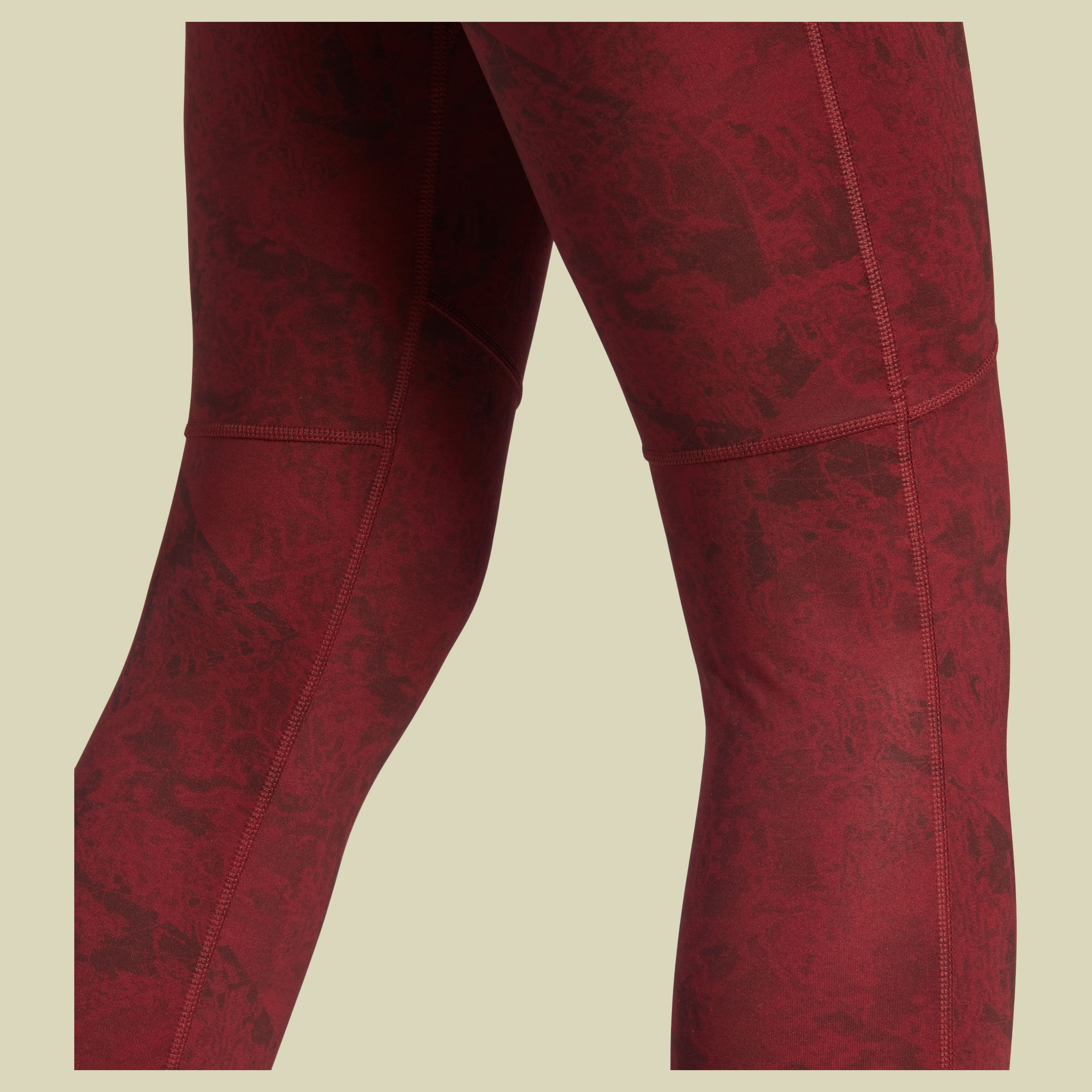 Terrex Multi Allover Print Leggings Women Größe 36 Farbe shadow red