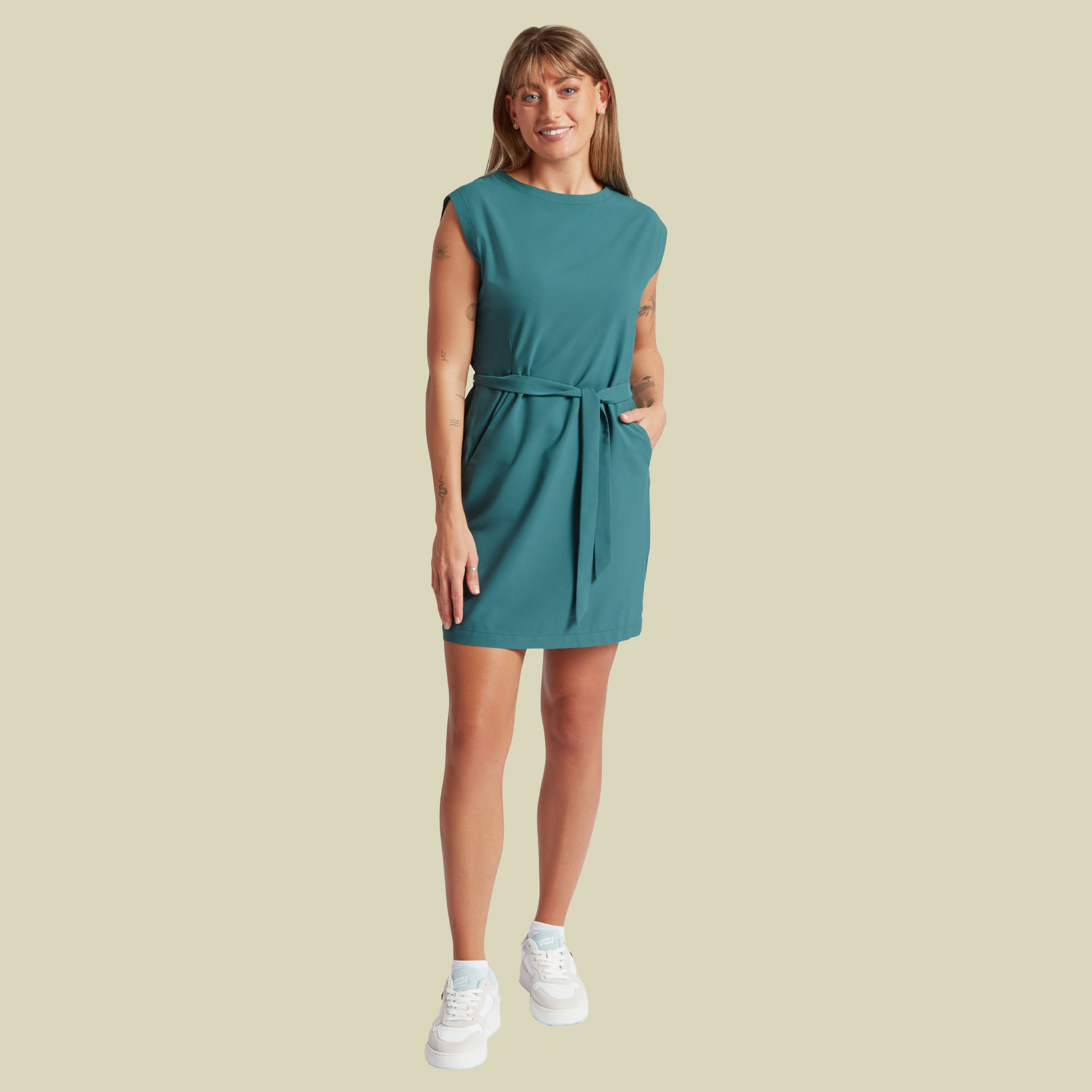 Sajilo Travel Dress S grün - Farbe hydra