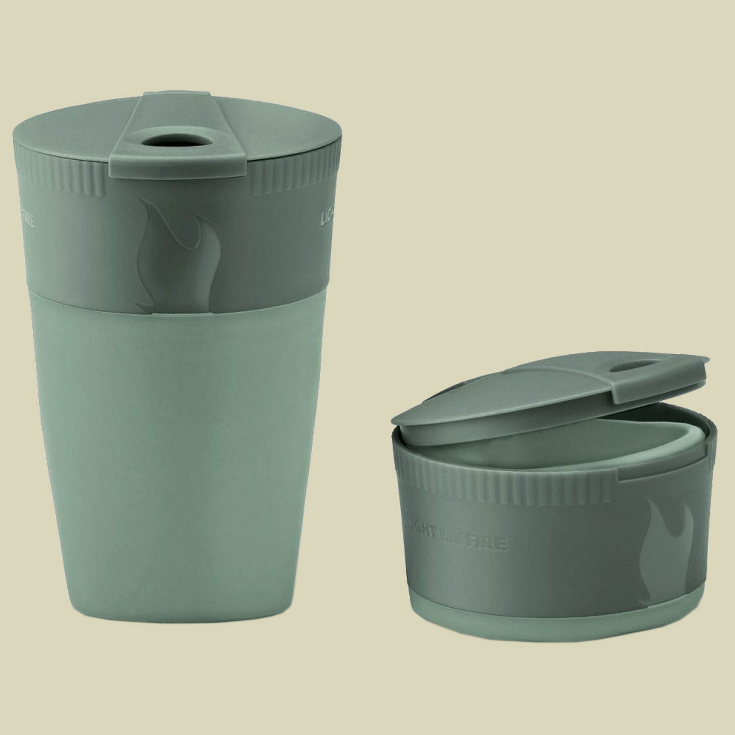 Pack-up-Cup BIO one size Farbe sandygreen
