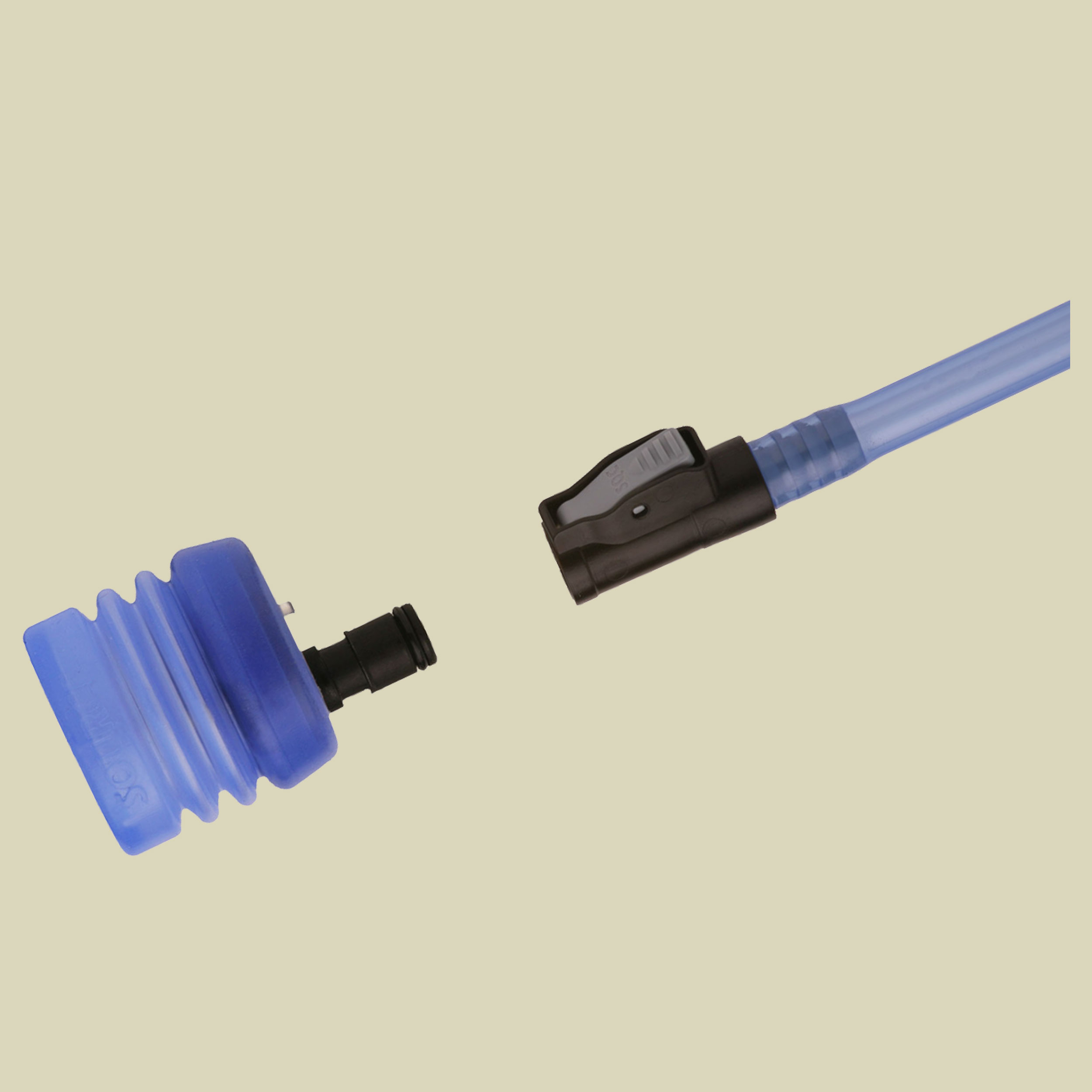 Universal Tube Adapter Rapid Refill Kit 3-teiliges Set Farbe black/blue