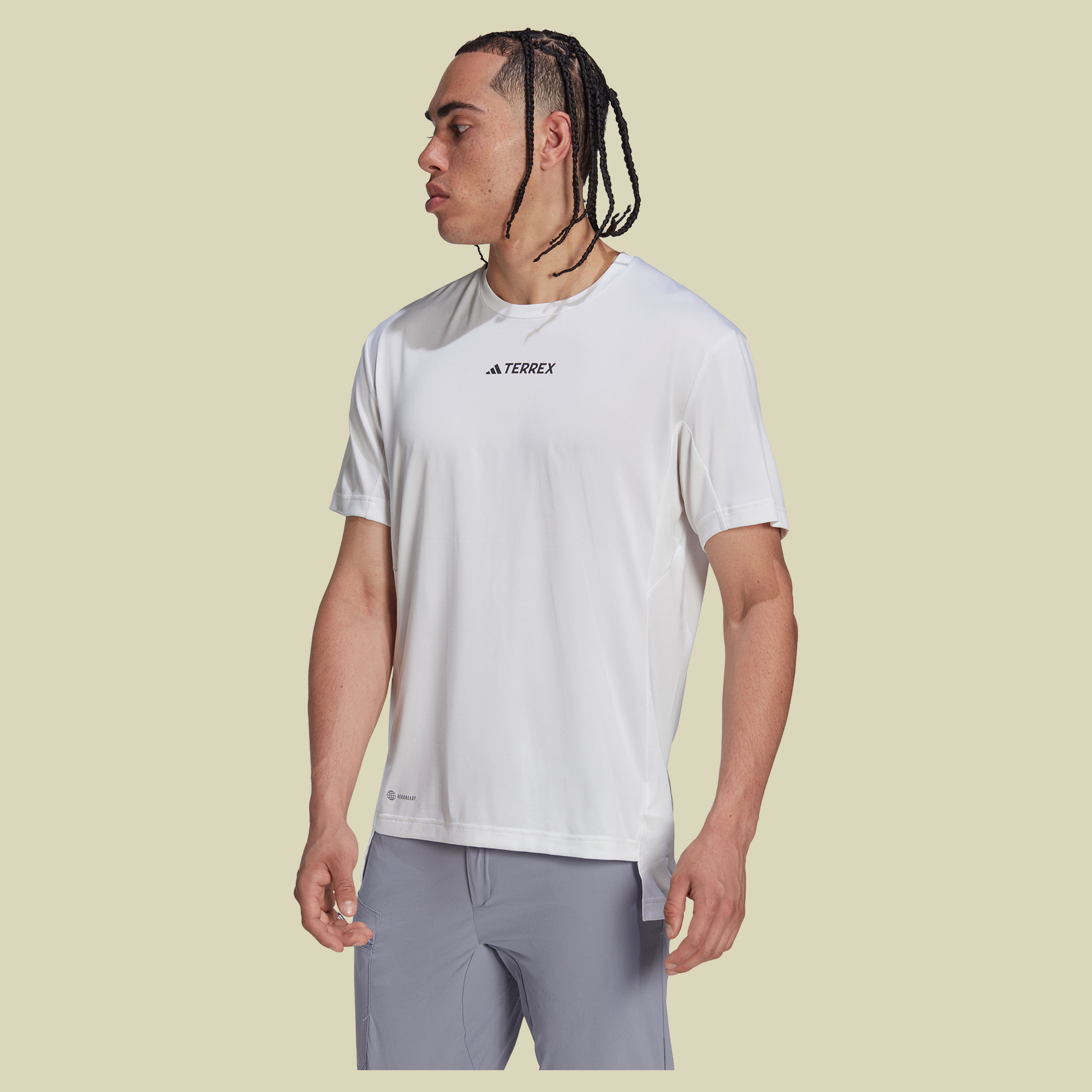Terrex Multi T-Shirt Men Größe S Farbe white