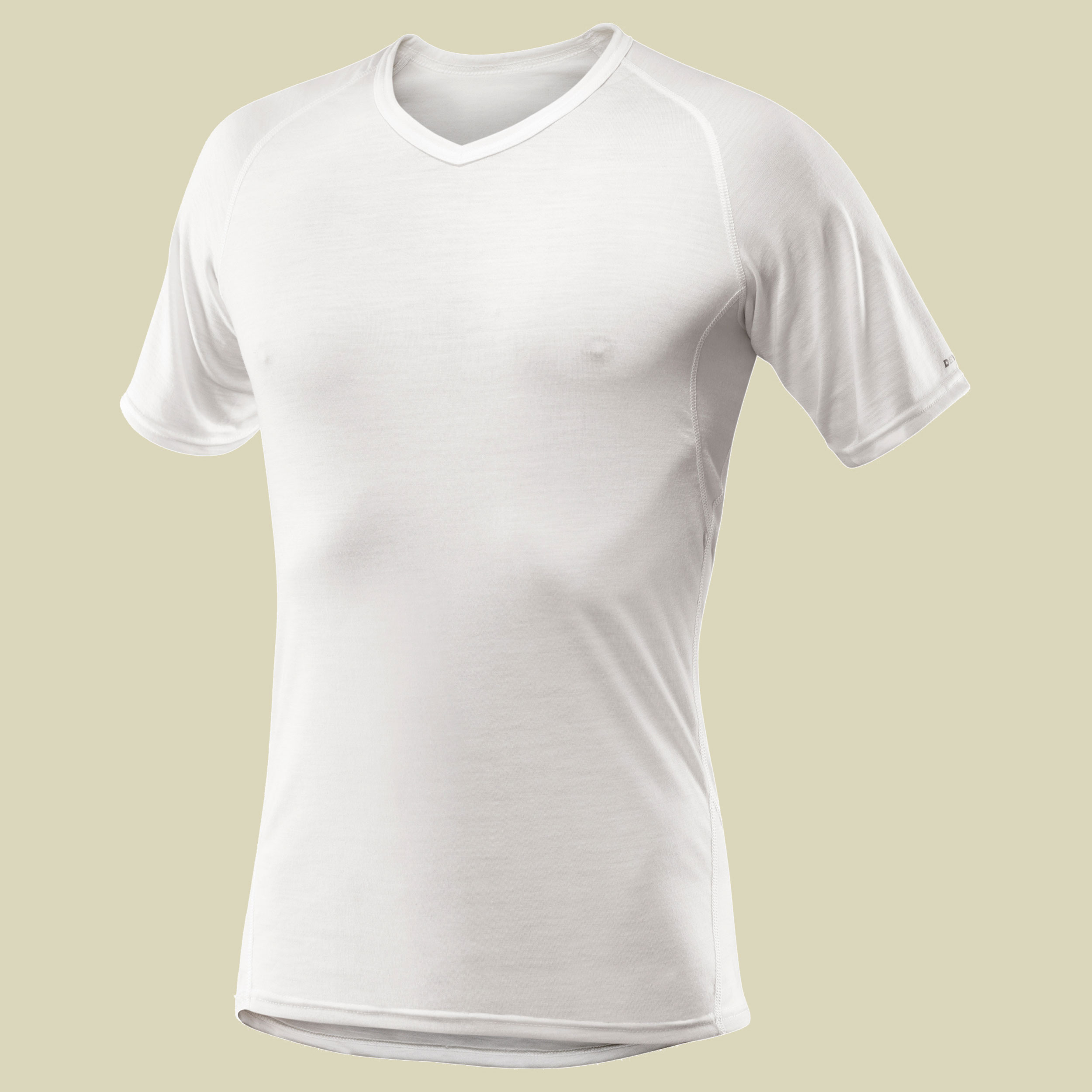 Breeze Merino 150 T-Shirt V-Neck Men Größe S Farbe offwhite