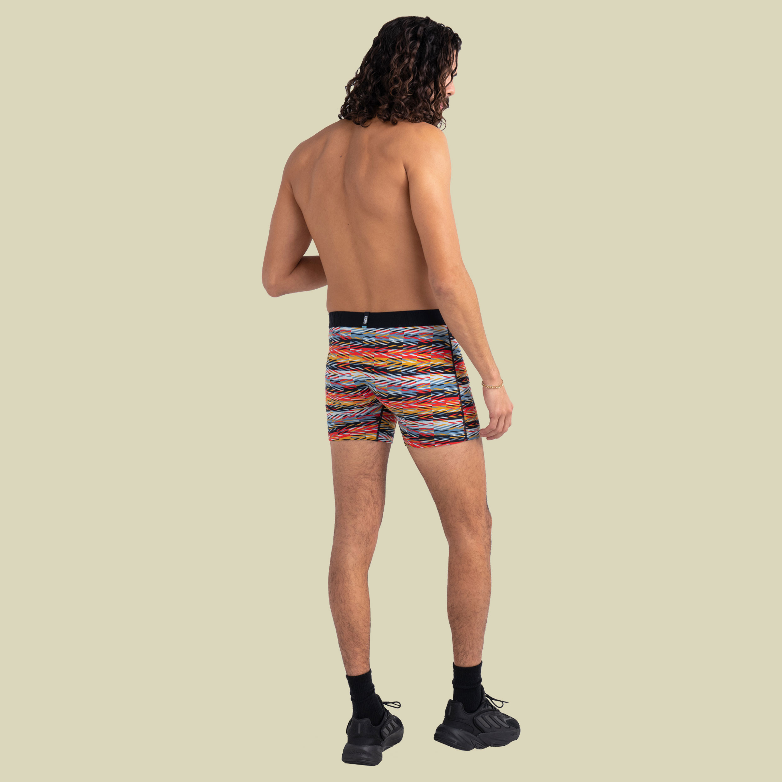 Droptemp Cooling Cotton Boxer Brief Fly 2pk XL mehrfarbig  - back & forth/black