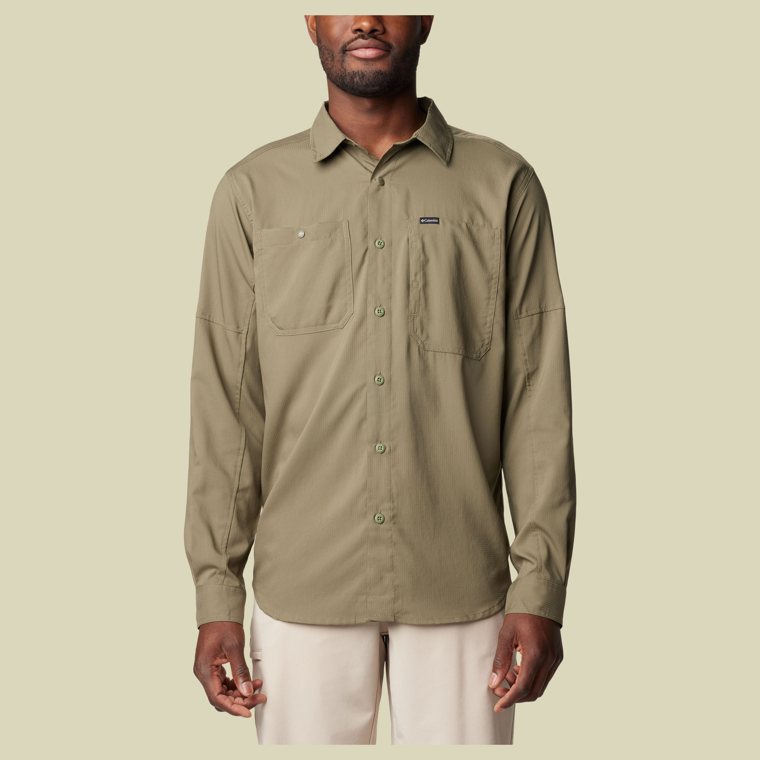 Silver Ridge Utility Lite Long Sleeve Shirt Men Größe XL Farbe stone green
