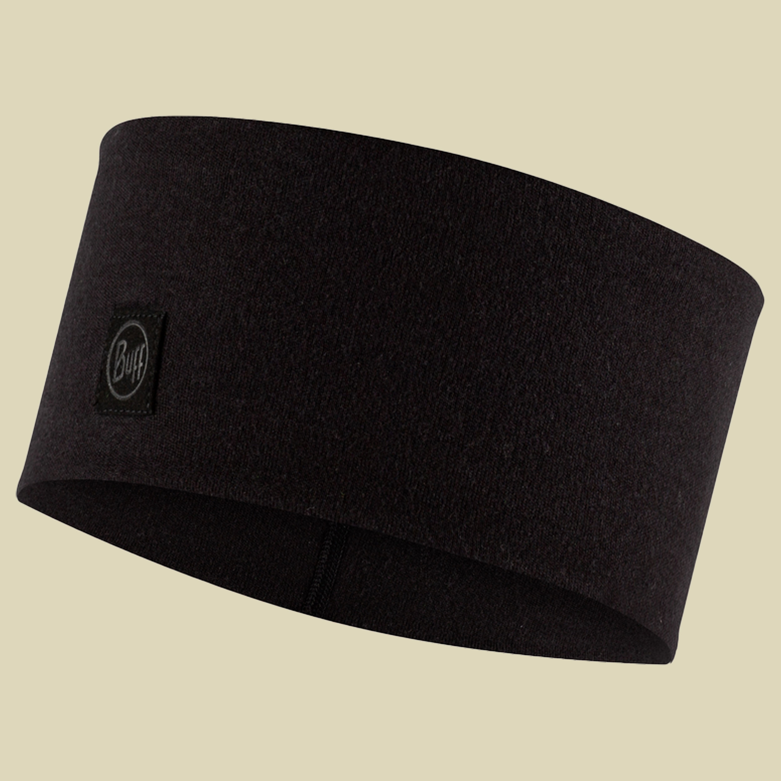 Merino Wide Headband Größe one size Farbe solid black