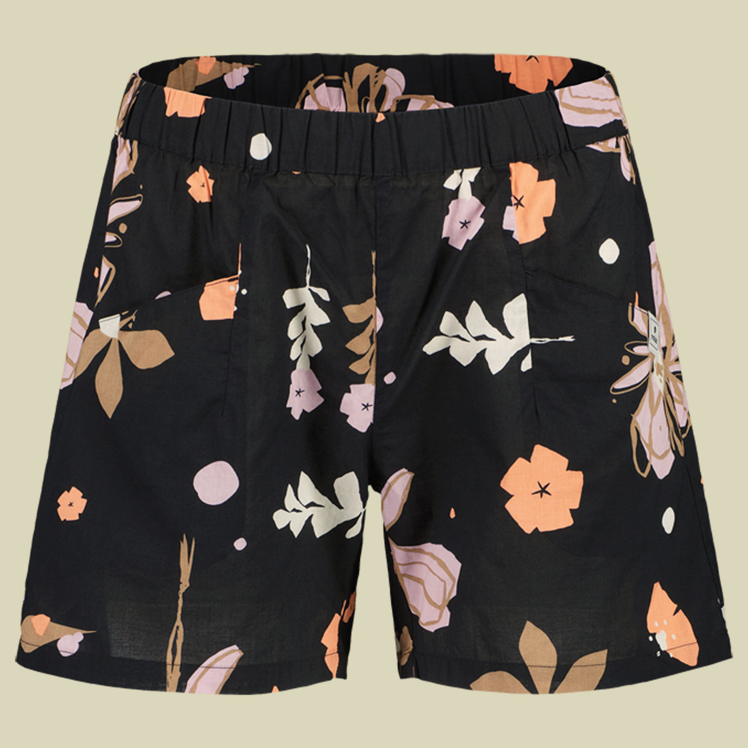 BergiselM. Organic Cotton Shorts Women Größe L  Farbe deep black flora