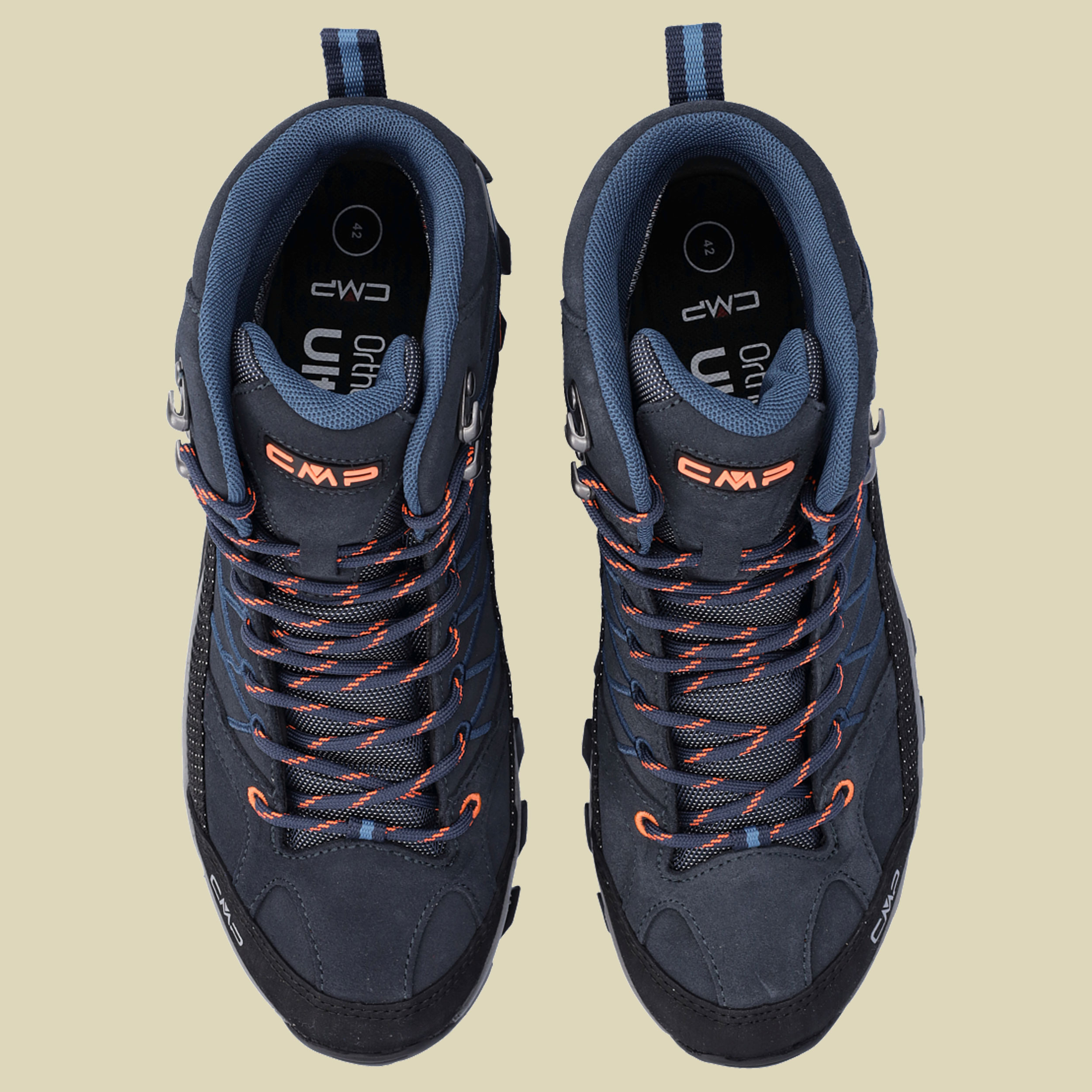 Rigel Mid Trekking Shoes WP Men Größe 41 Farbe 27NM b.blue-flash orange