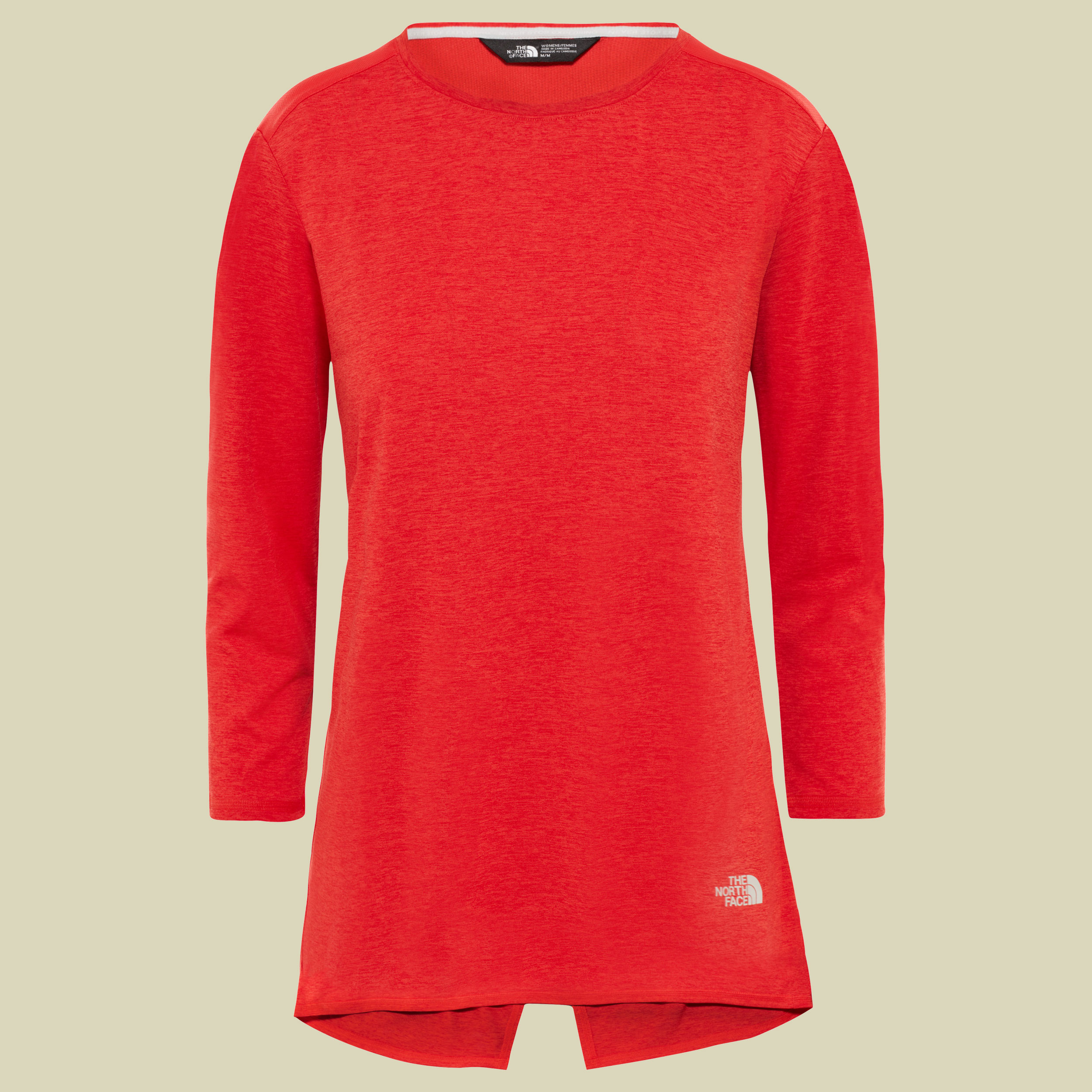 Inlux 3/4 Sleeve Top Women Größe M Farbe juicy red dark heather