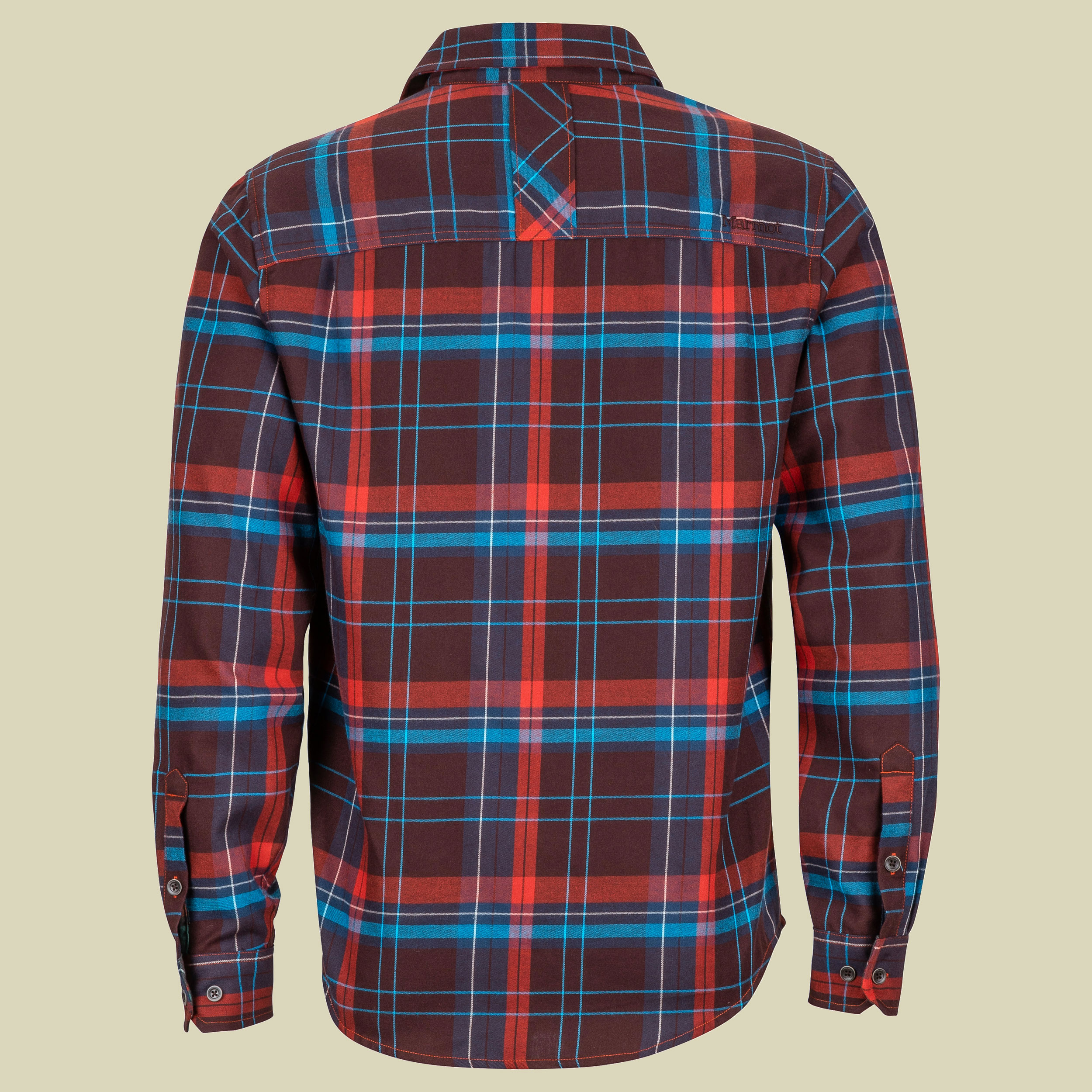 Anderson Lightweight Flannel LS Men Größe XL Farbe red ochre