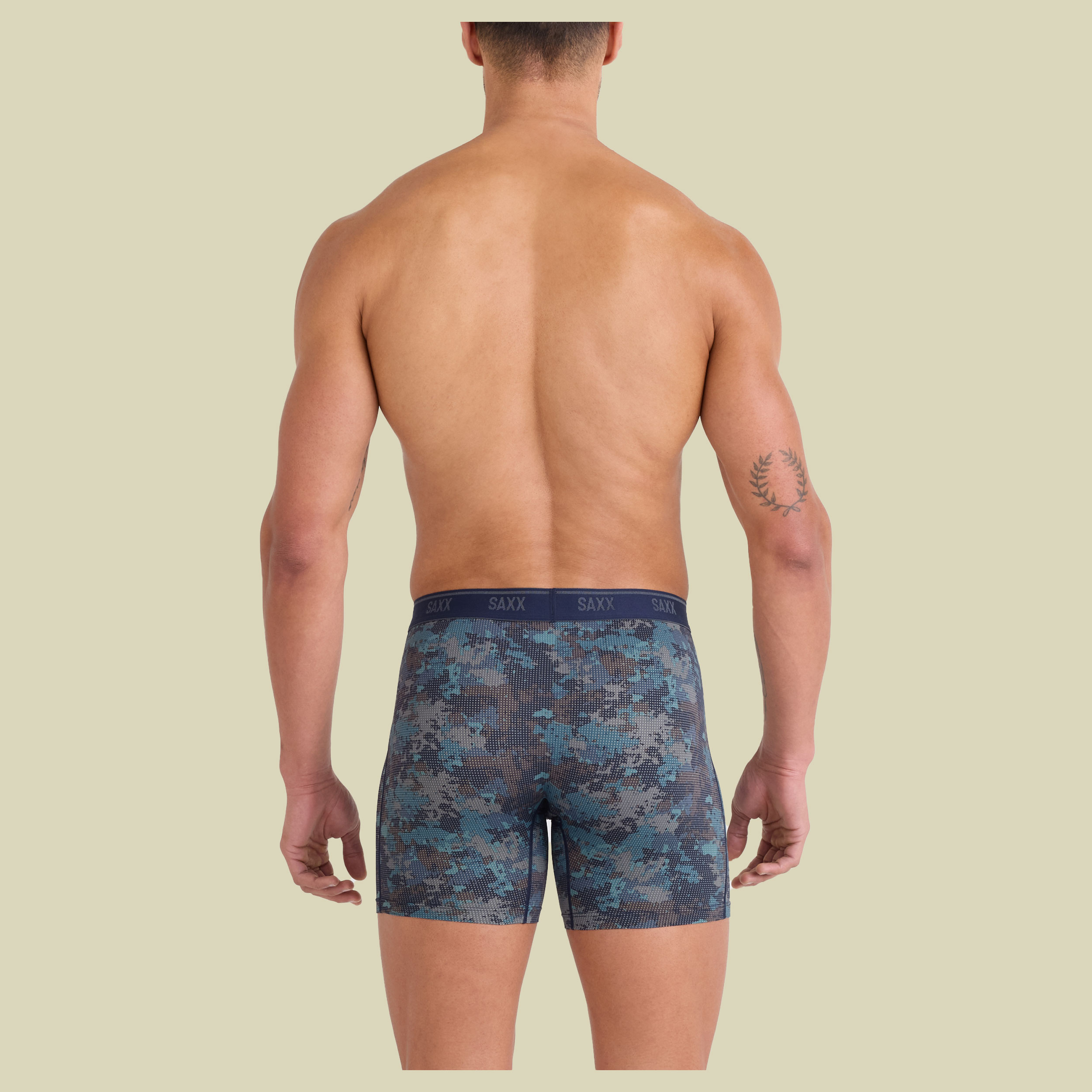 Quest Quick Dry Mesh Boxer Brief Fly 2Pk XXL mehrfarbig II - matrix camo/black