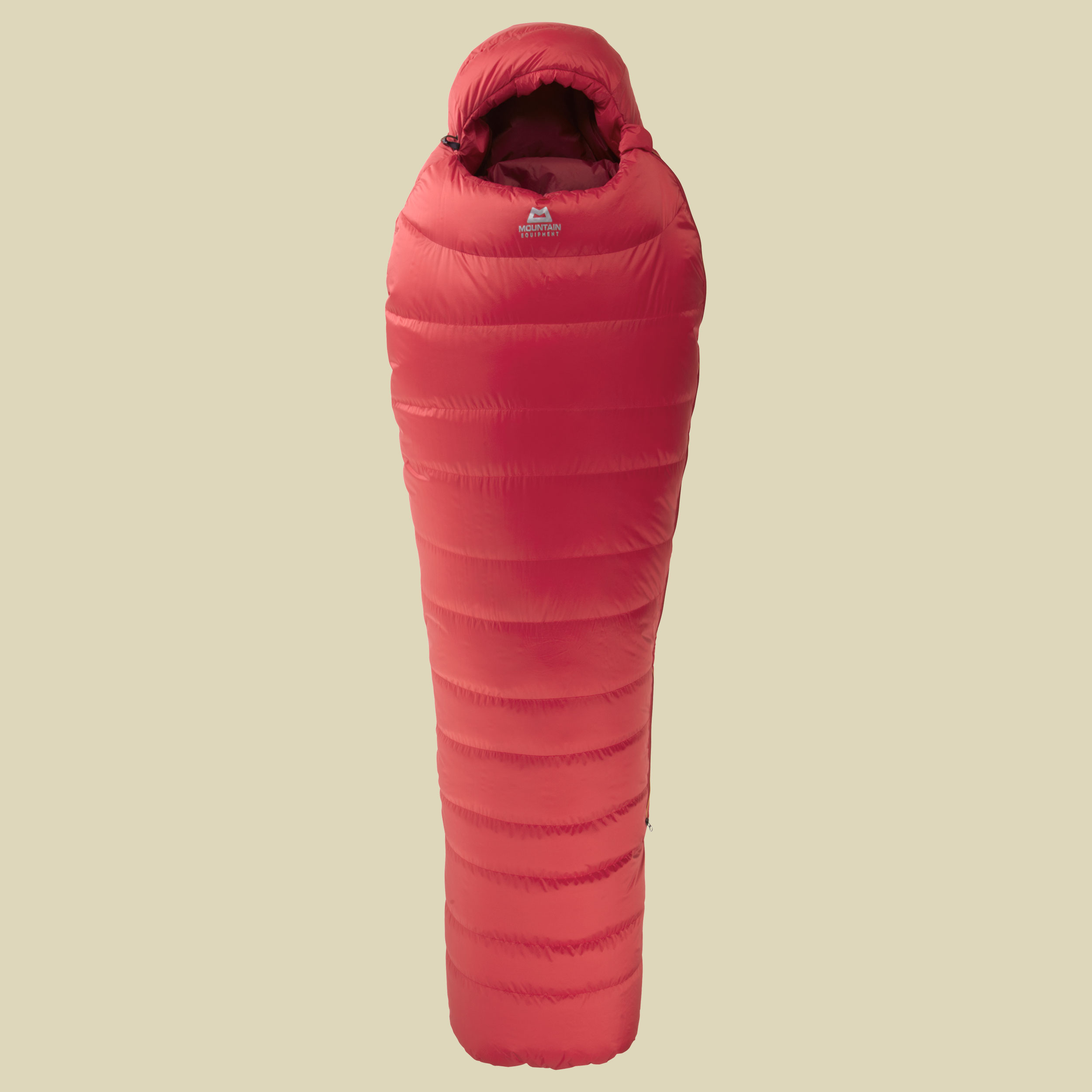 Glacier 450 bis Körpergröße Schlafsack 185 cm cm imperial red, Reißverschluss Schlafsack links