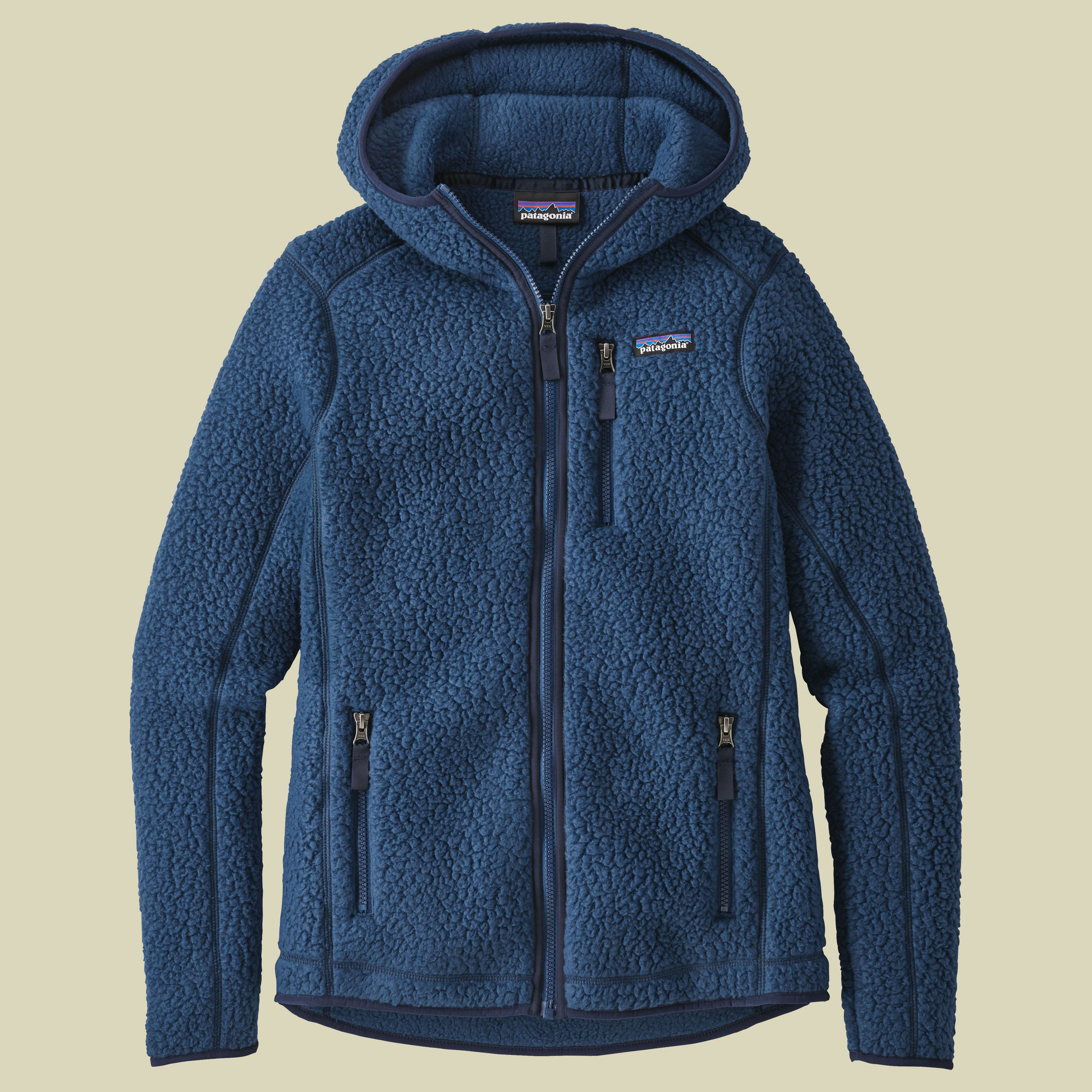 Retro Pile Hoody Women Größe S Farbe stone blue