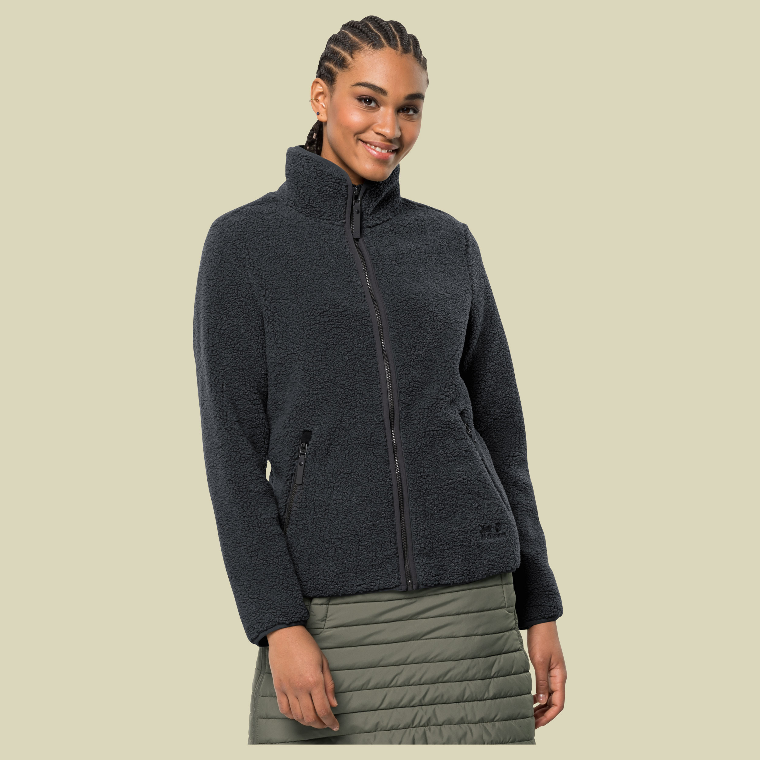 High Curl Jacket Women Größe S Farbe phantom