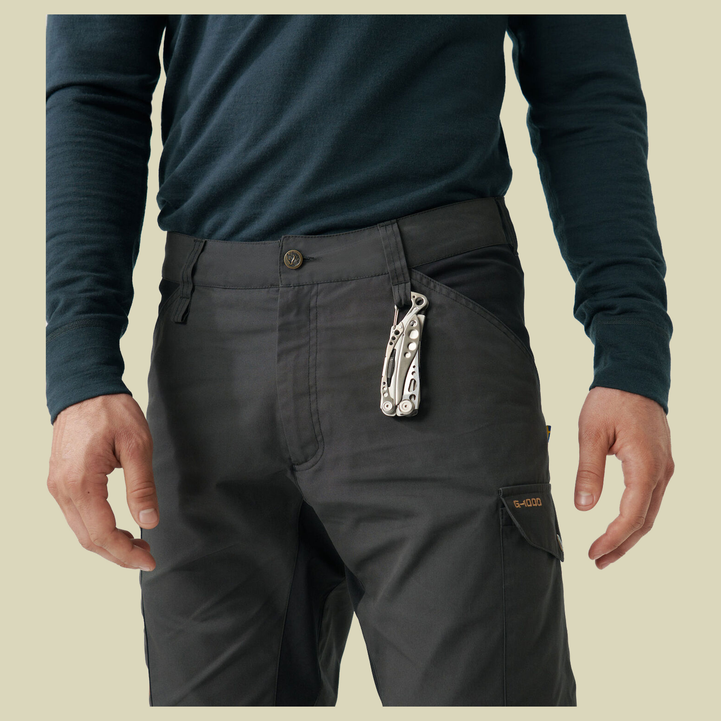 Kaipak Trousers Men Größe 48 Farbe black