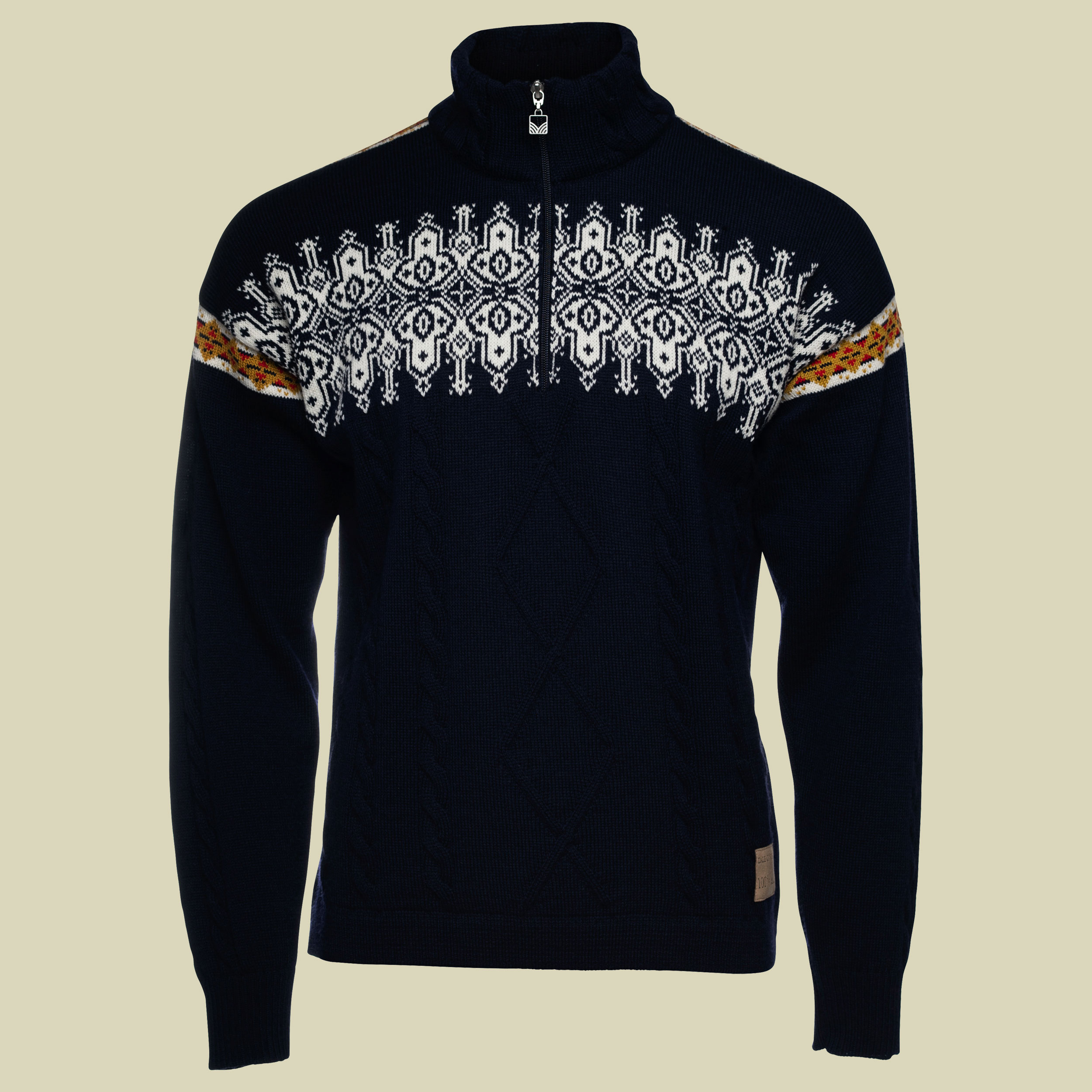 Aspoy Sweater Men Größe XXL Farbe navy/off white/mustard/raspberry