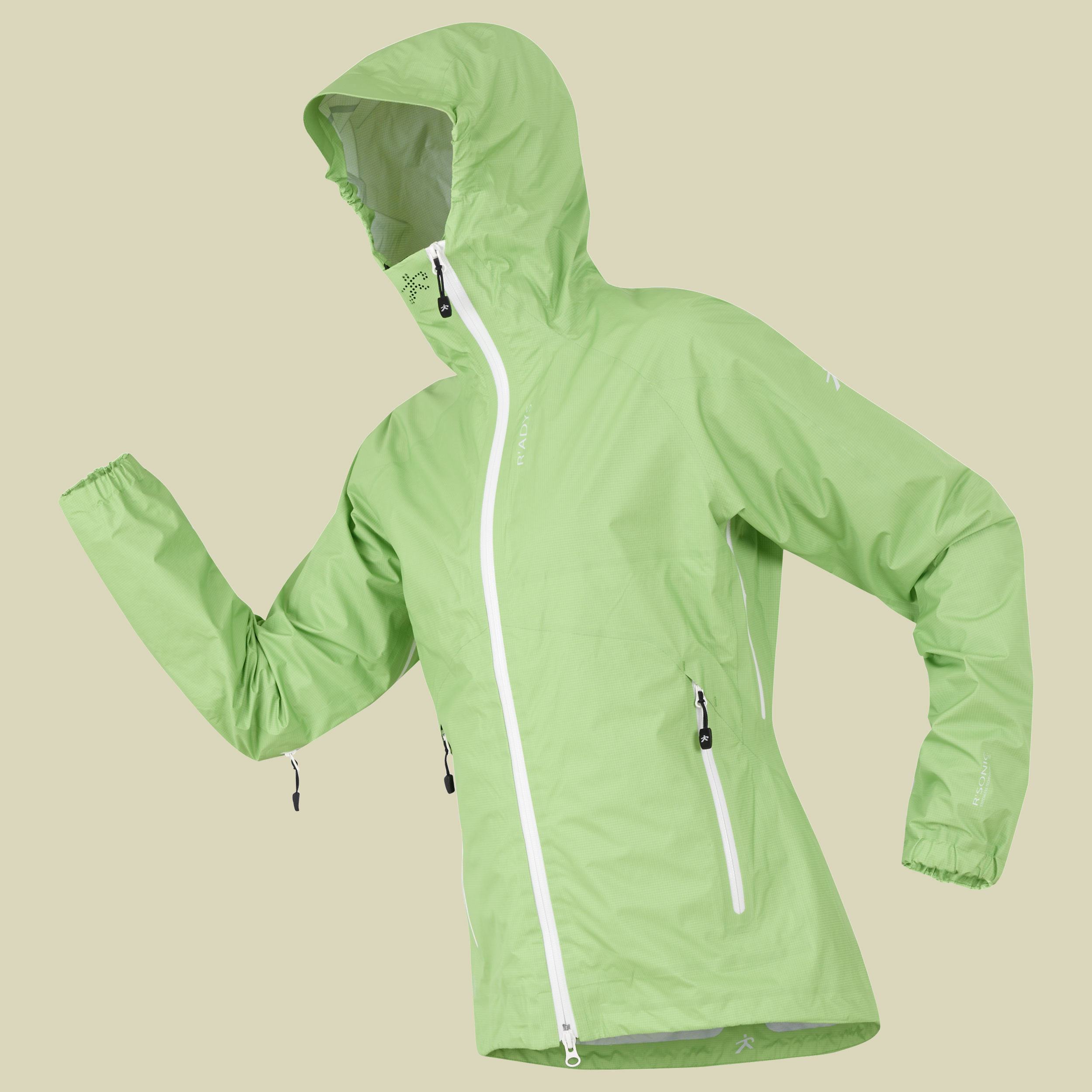 R 1W x-Light 3-Lagen Wetterschutzjacke Women Größe L Farbe sprout