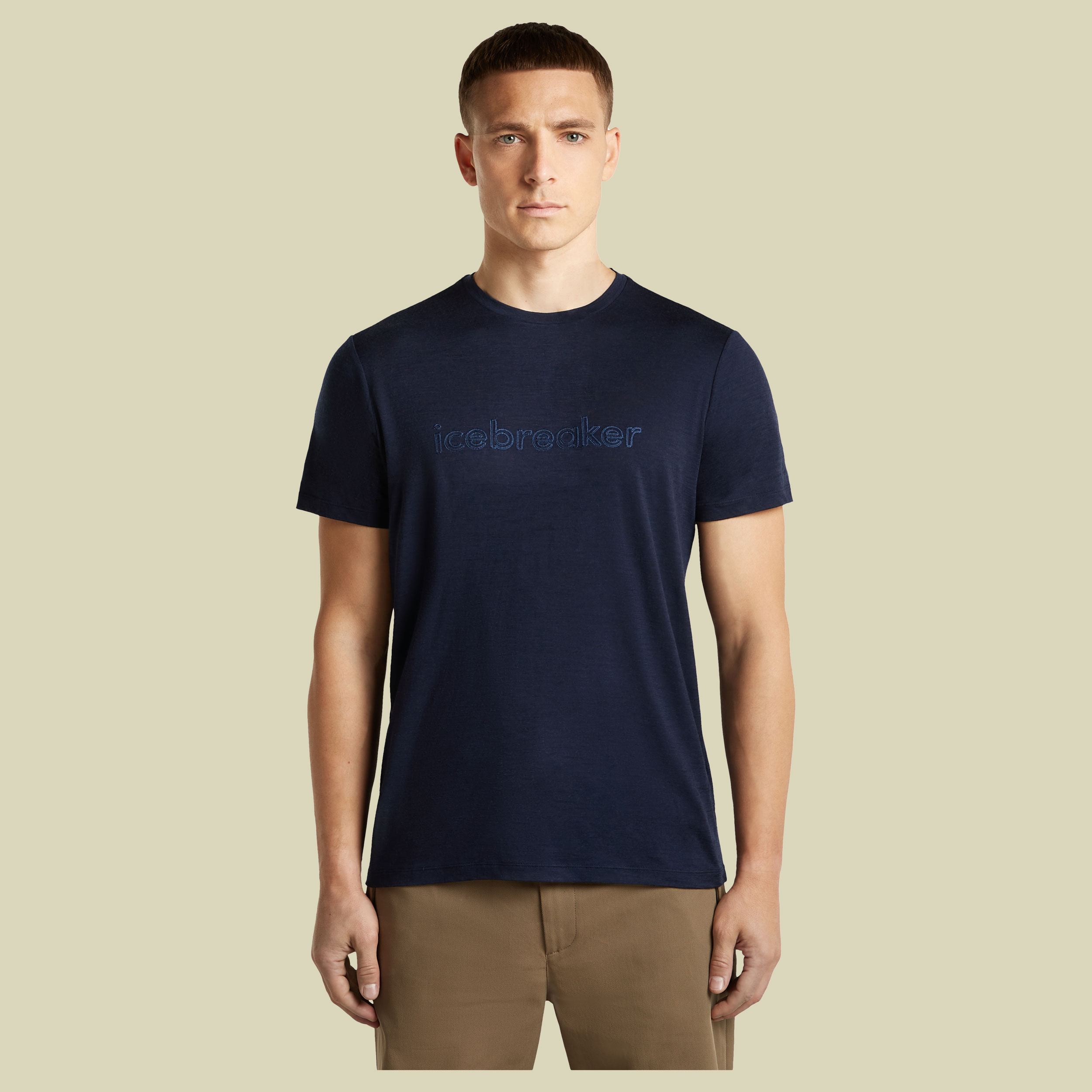 Merino 150 Tech Lite SS Tee IB Stitchline Men XXL blau - midnight navy