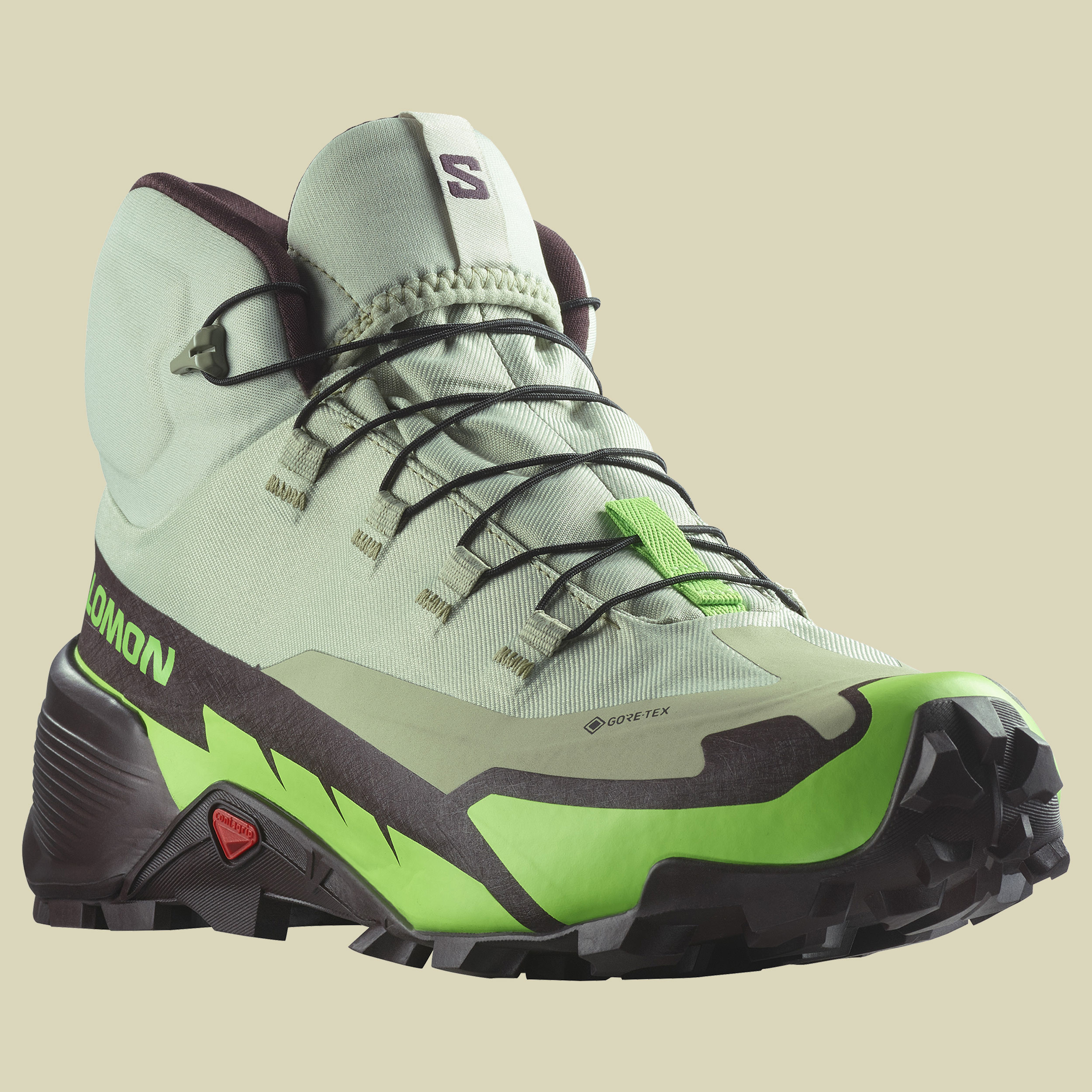 Cross Hike Mid GTX 2 Men Größe UK 12 Farbe desert sage/green gecko/chocolate plum