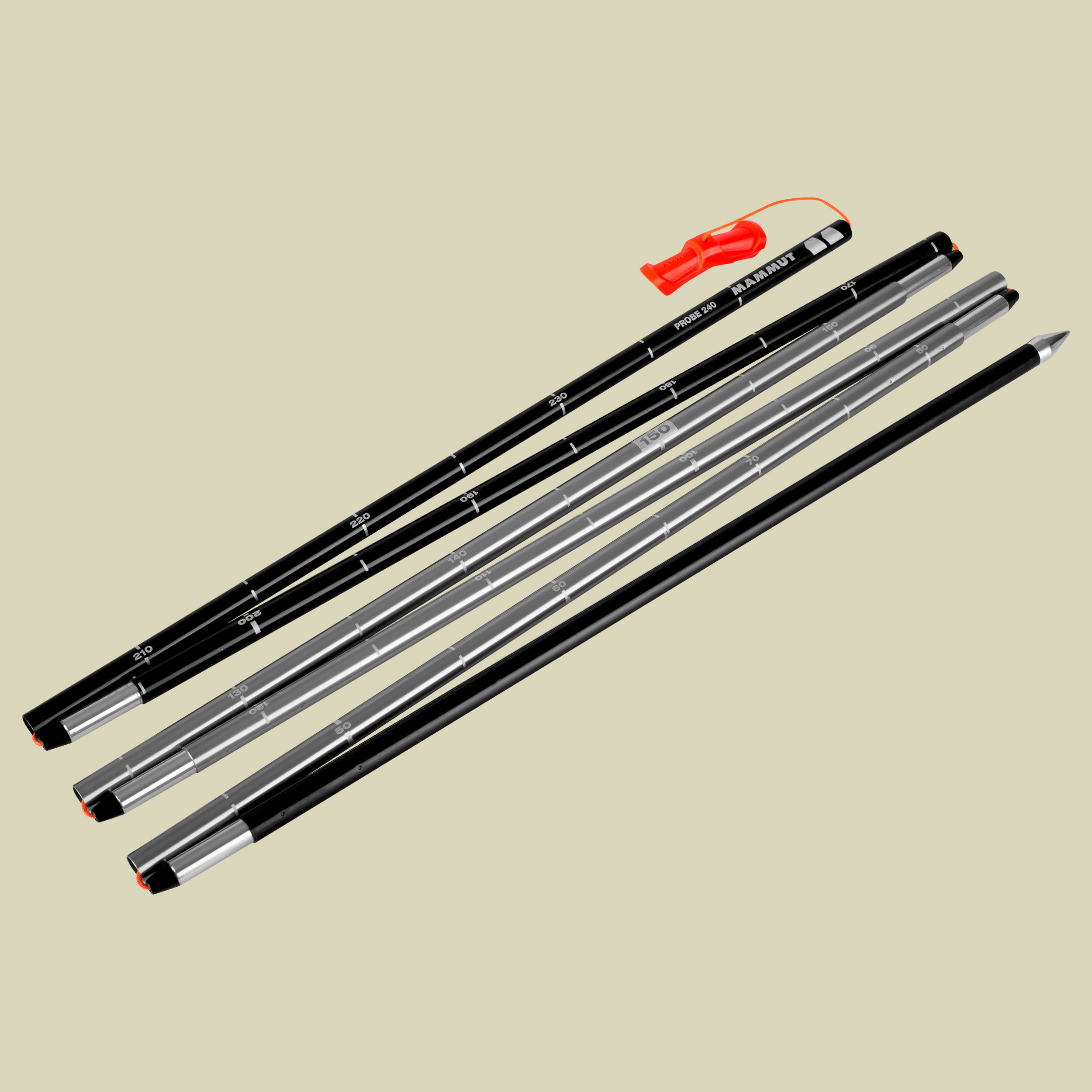 Probe 240 Durchmesse 11 mm Farbe neon orange