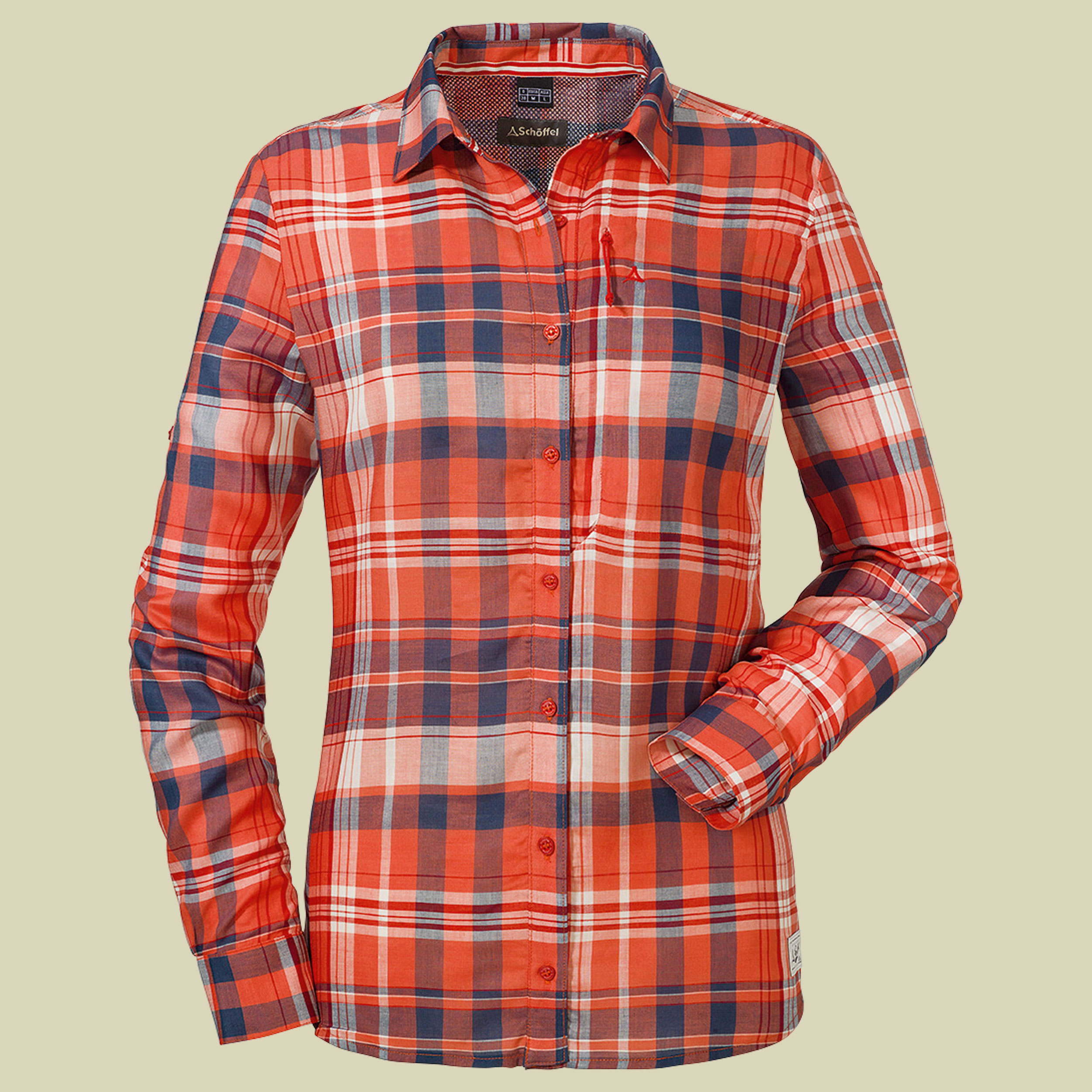 Blouse Kapstadt L Women Größe 46 Farbe emberglow