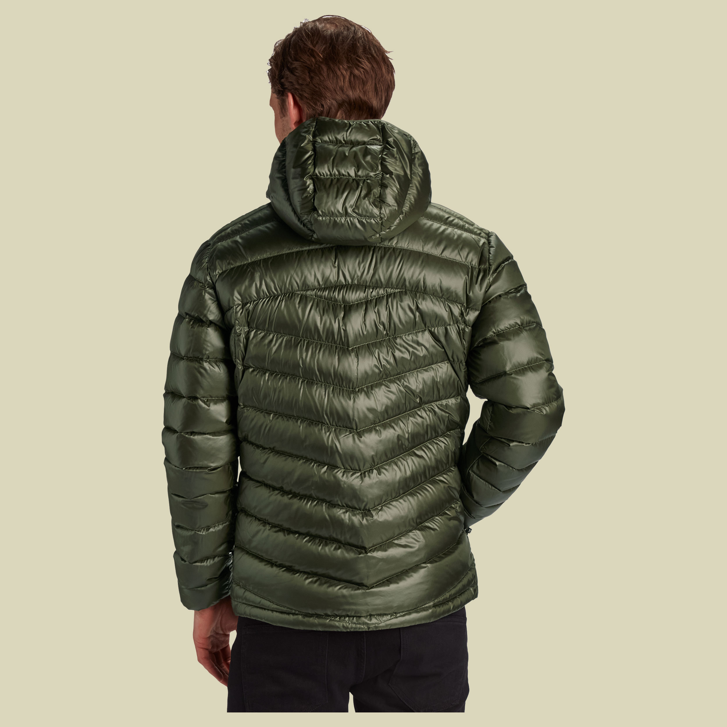 Payne Lightweight Down Jacket Men Größe XXL Farbe dark moss