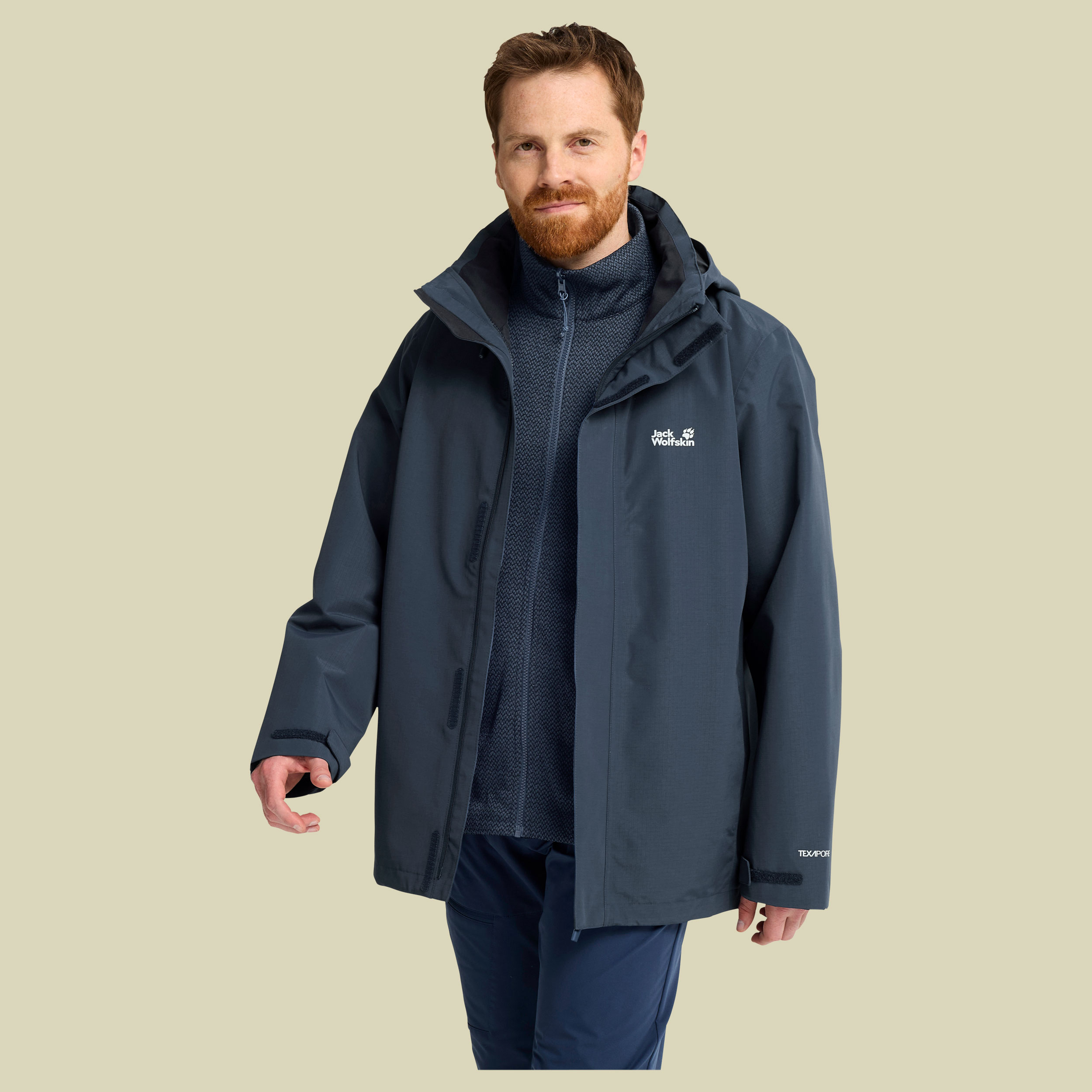 Pinetrail 3in1 Jacket Men XXXL blau - midnight sky