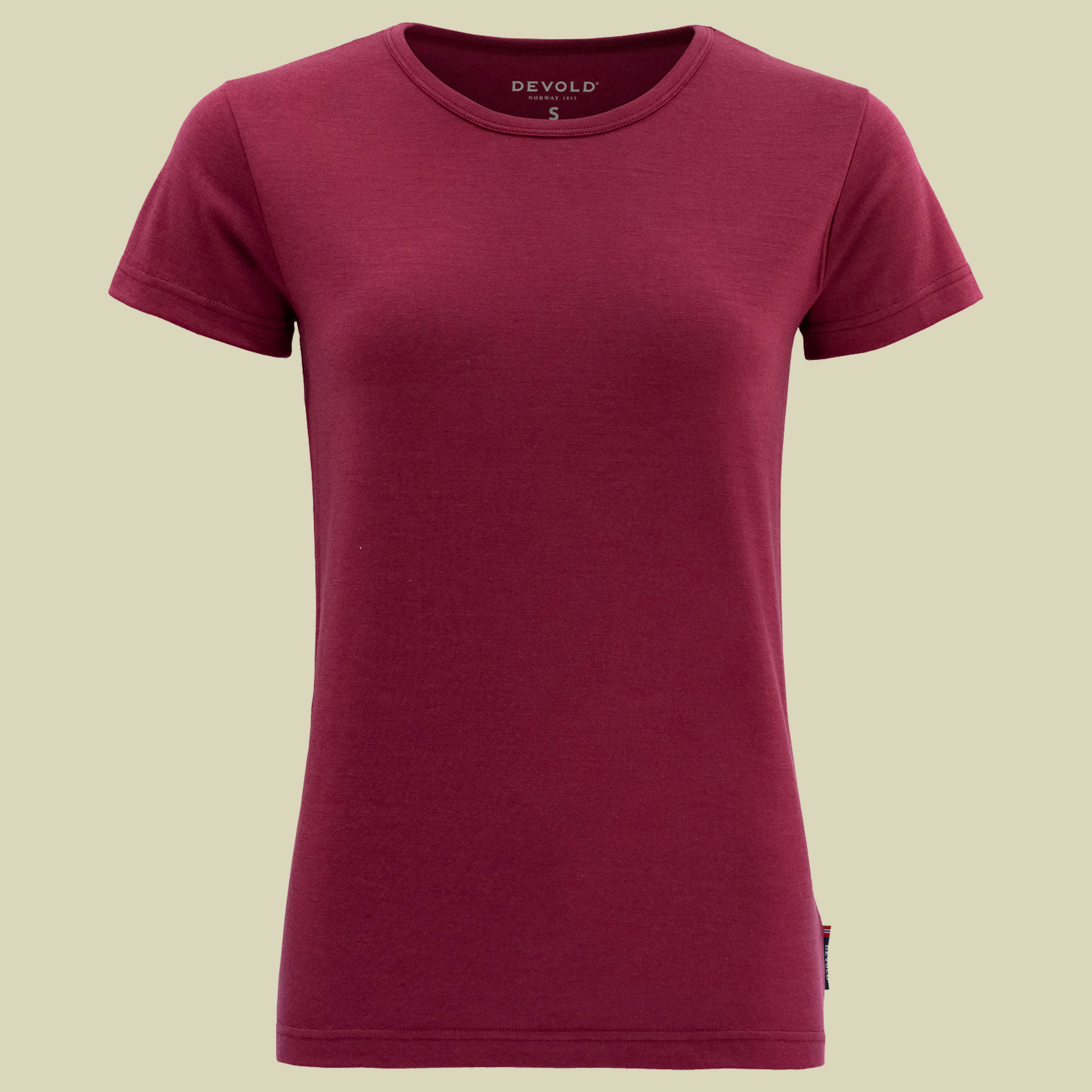 Jakta Merino 200 T-Shirt Woman Größe XL Farbe beetroot