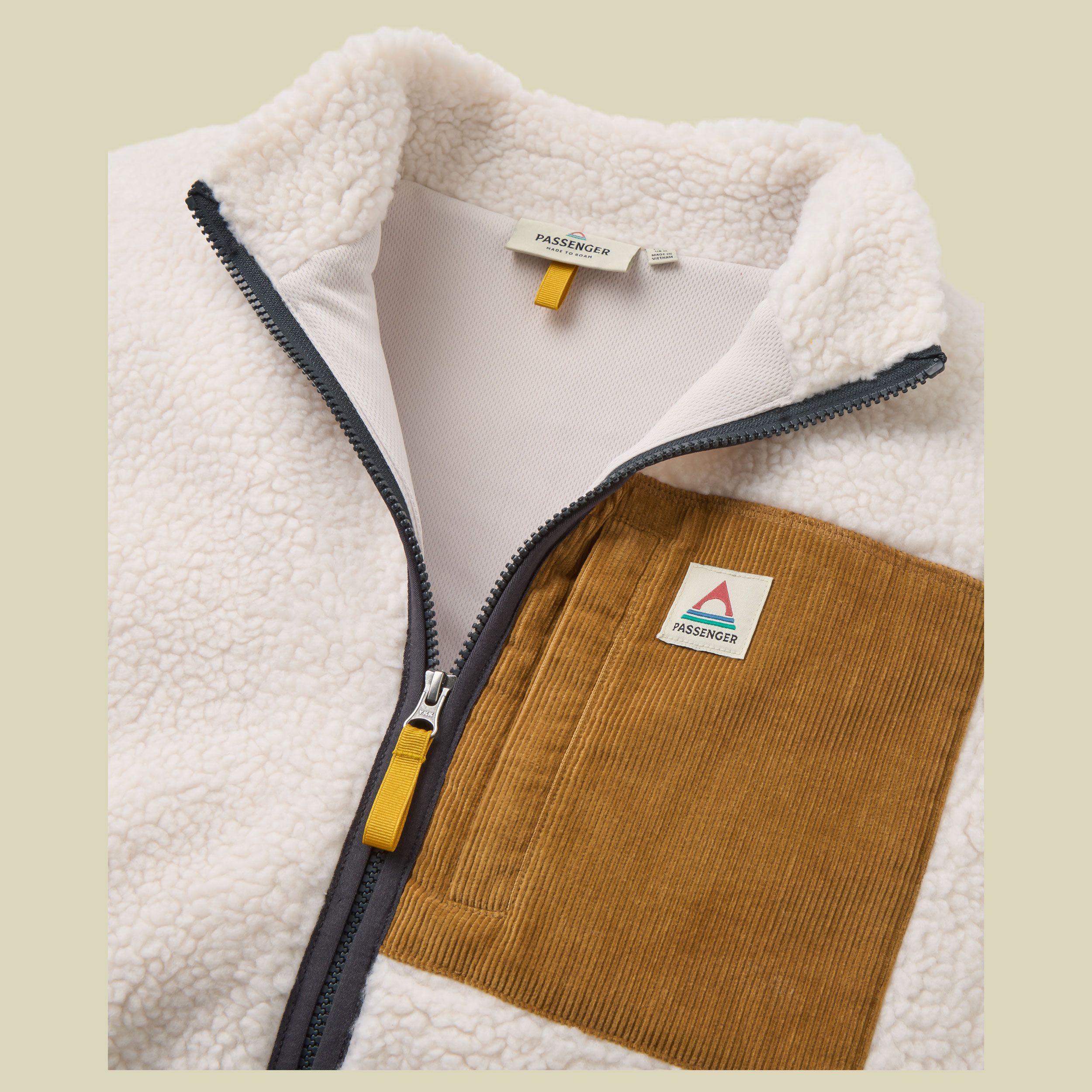 Trekker 2.0 Deep-Pile Sherpa Fleece Men XL warm ivory