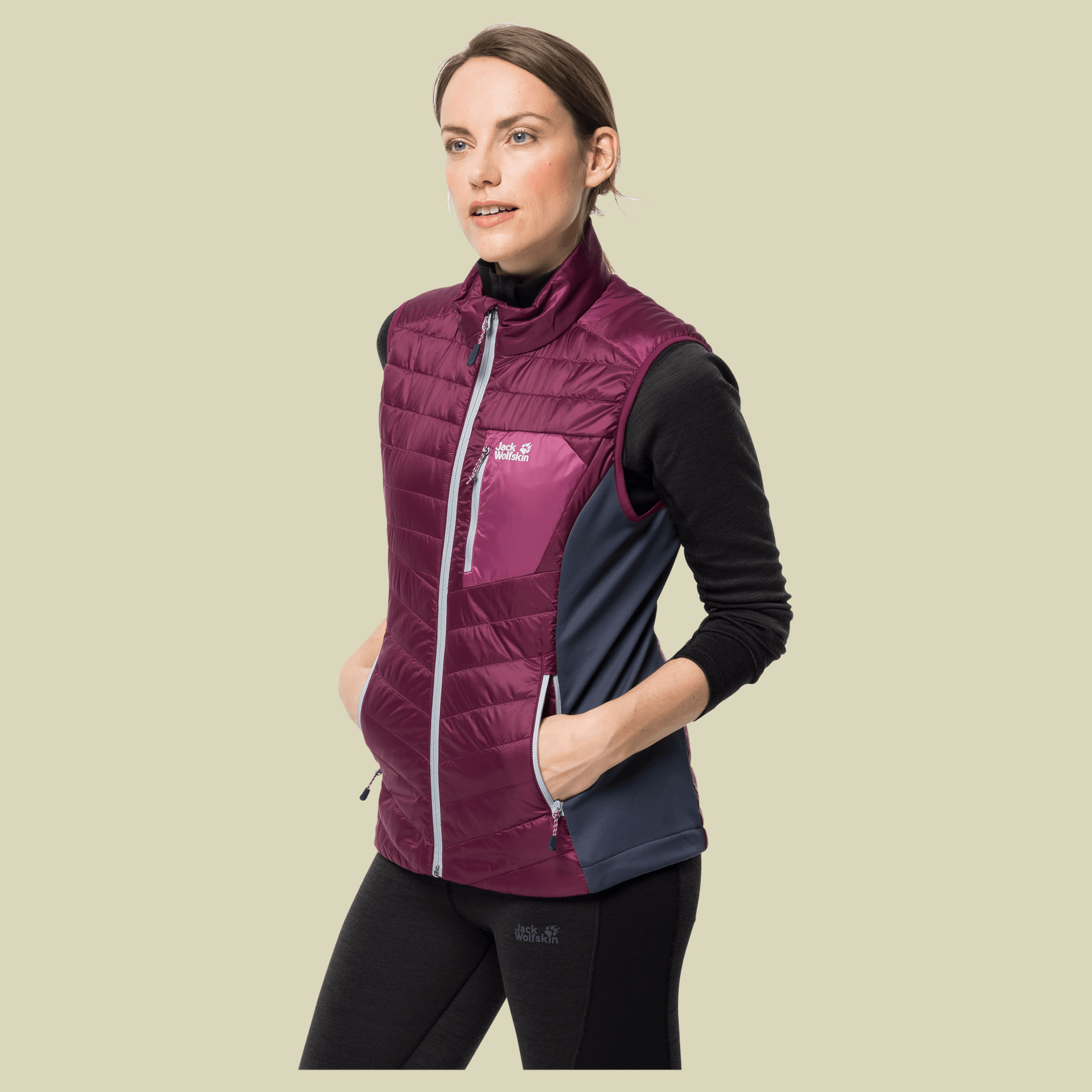 Routeburn Vest Women Größe S Farbe wild berry