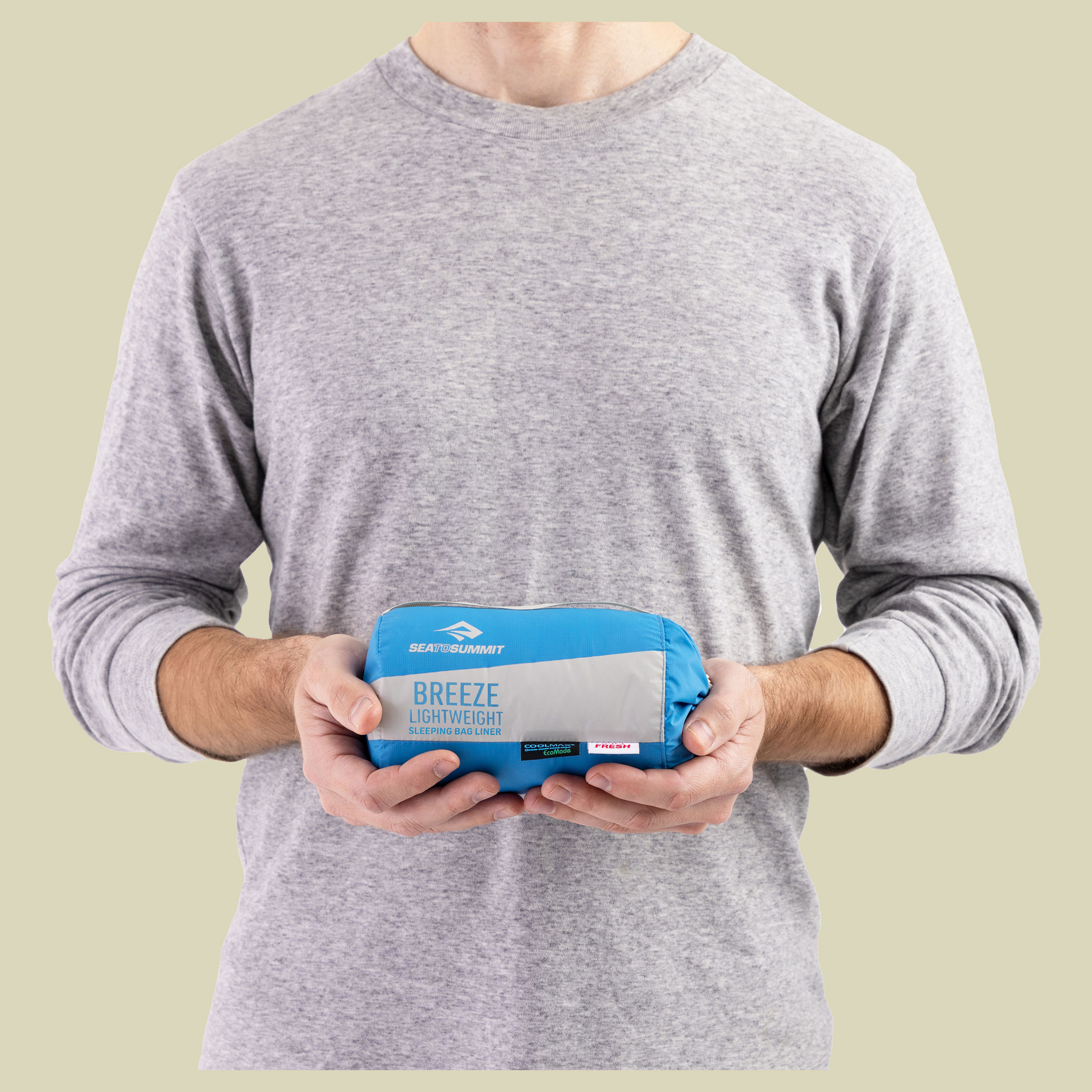 Breeze Lightweight Liner Short: 170 cm blau - Farbe cendre blue