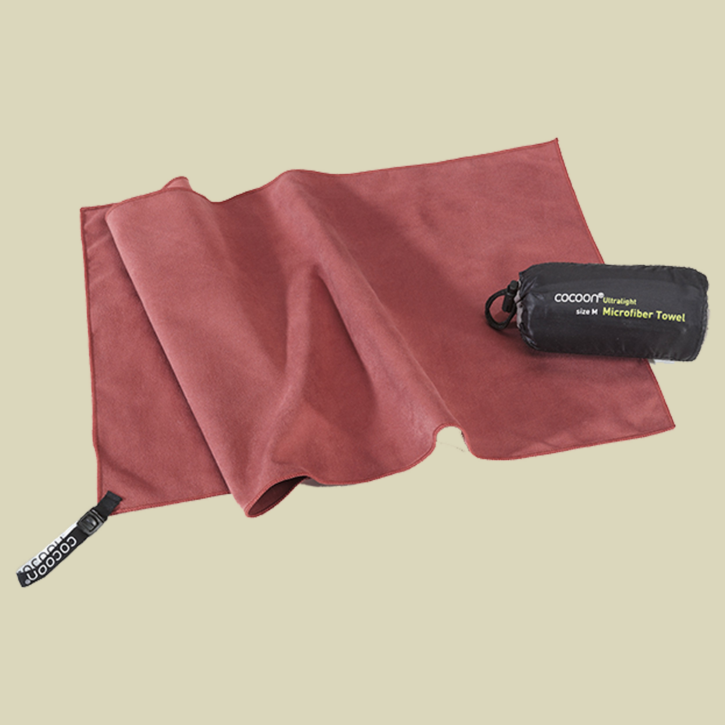 Towel Ultralight Größe small Farbe marsala red
