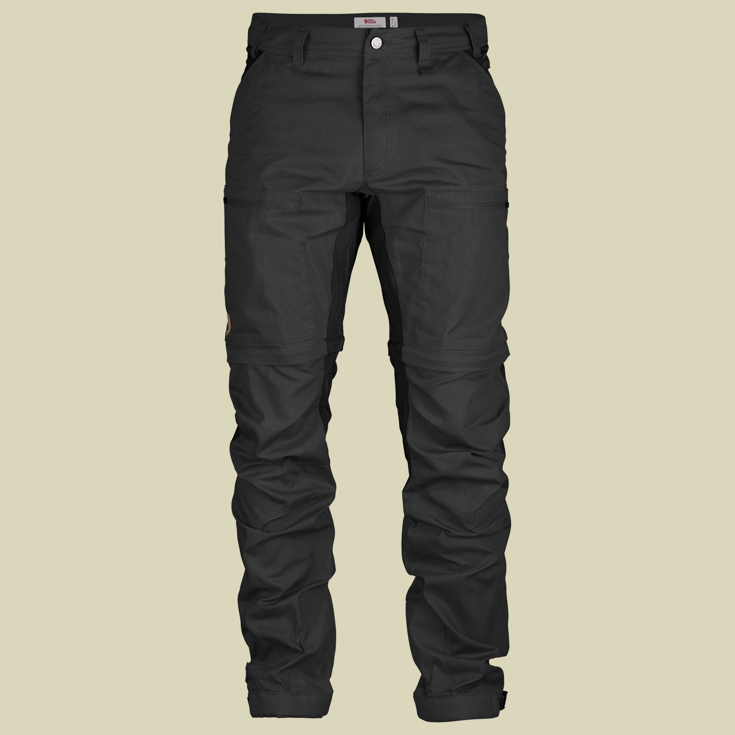 Abisko Lite Trekking Zip-off Trousers Men Größe 46 Farbe dark grey/black