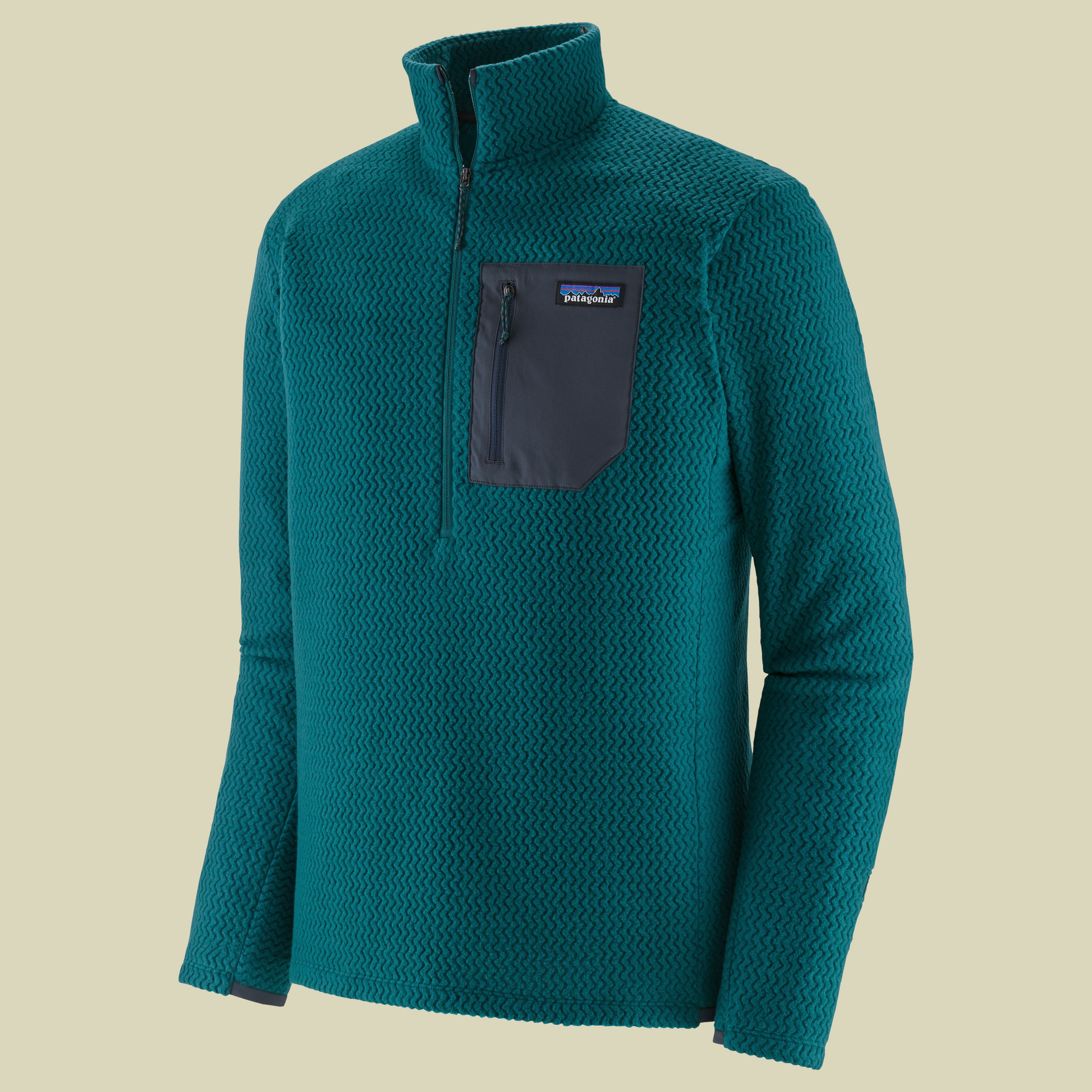 R1 Air Zip Neck Men Größe L  Farbe dark borealis green